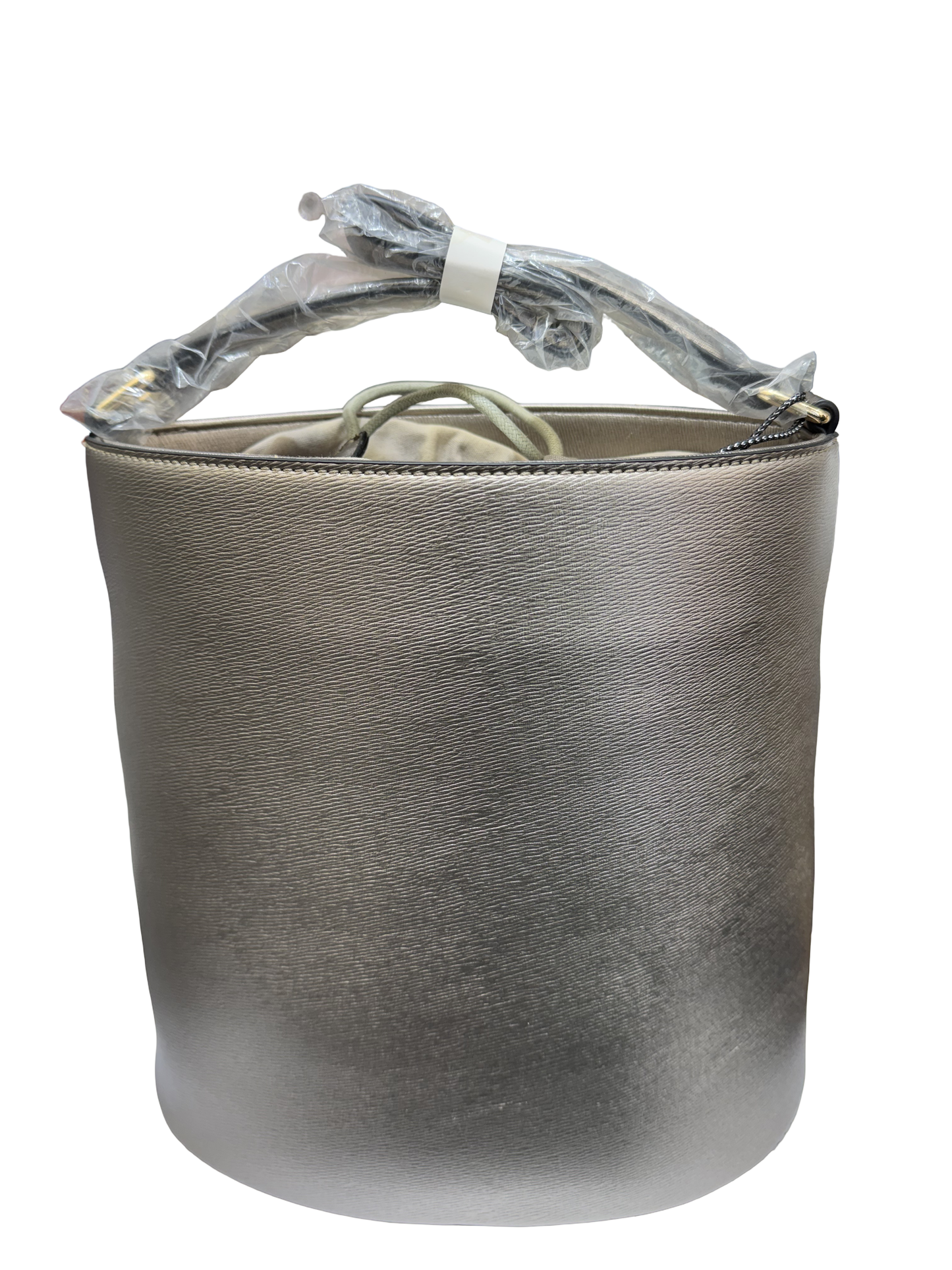 Wrapped Strap Bucket Bag
