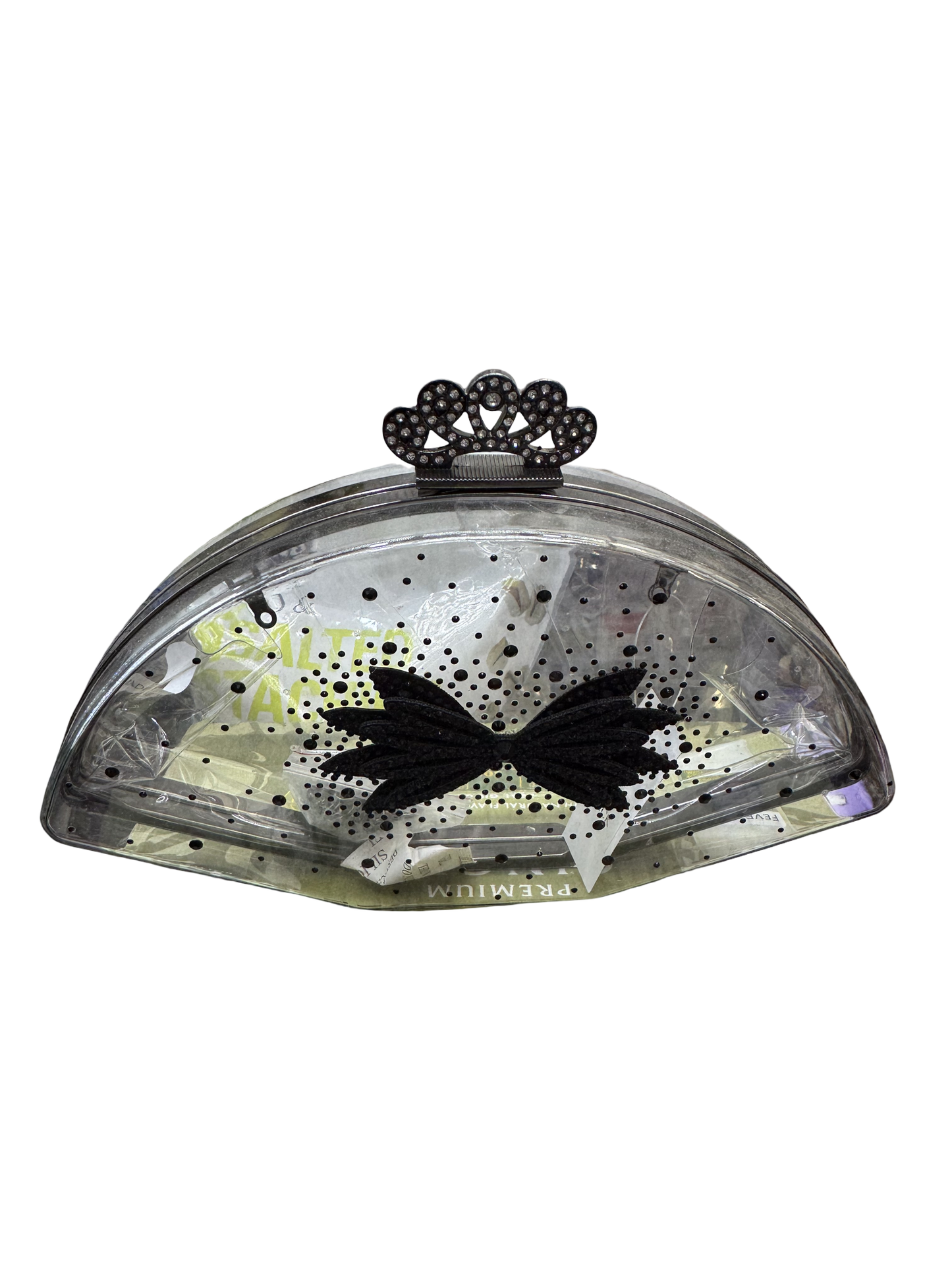 Luna Bow Half-Moon Clutch