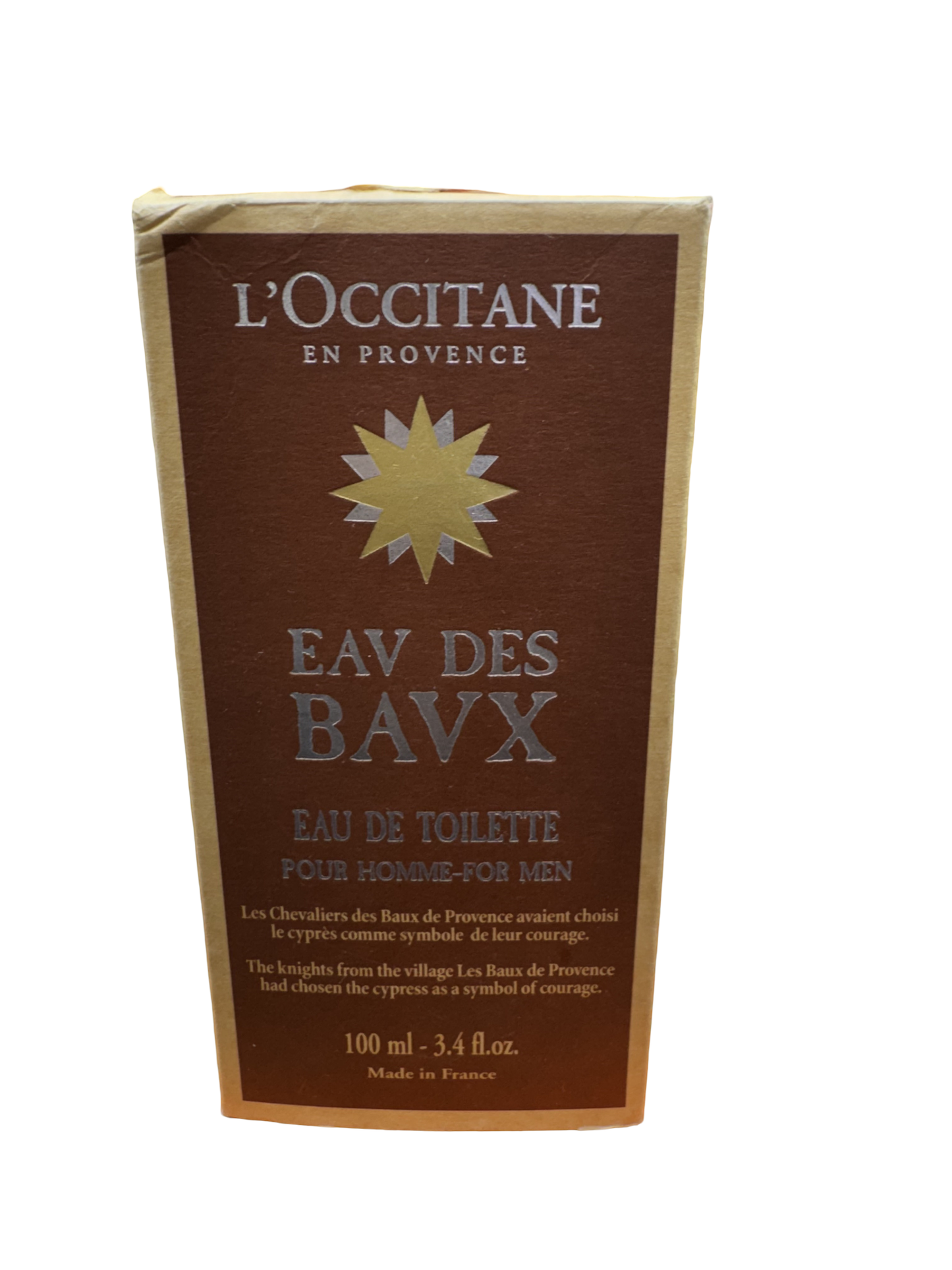 L'Occitane Eau des Baux Eau de Toilette for Men, 100ml