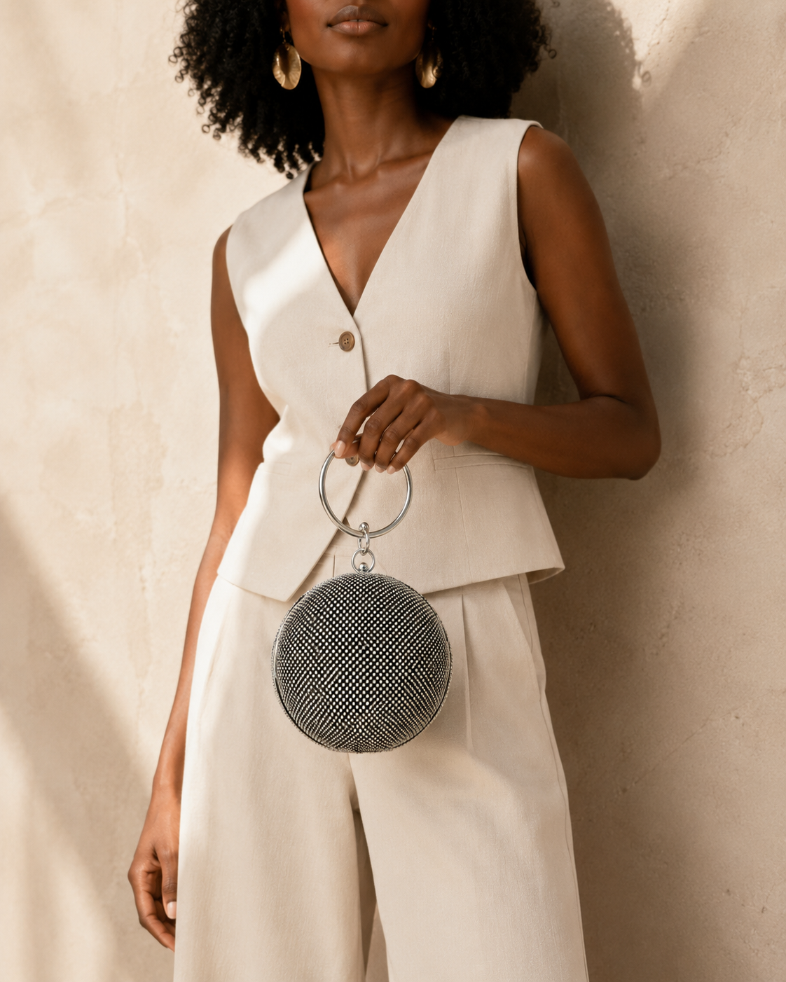 Luna Circle Clutch