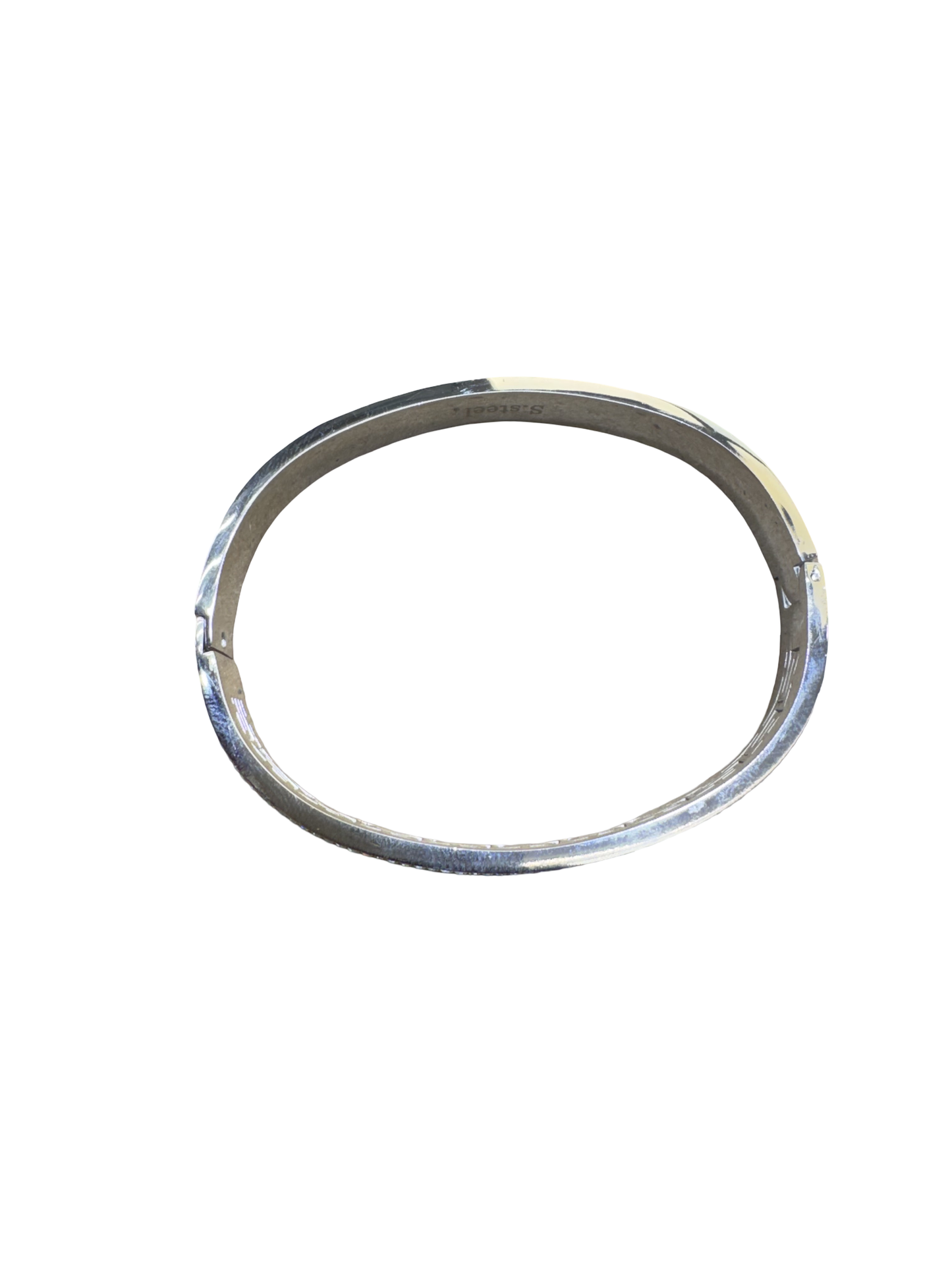 Heart Charm Bangle Bracelet