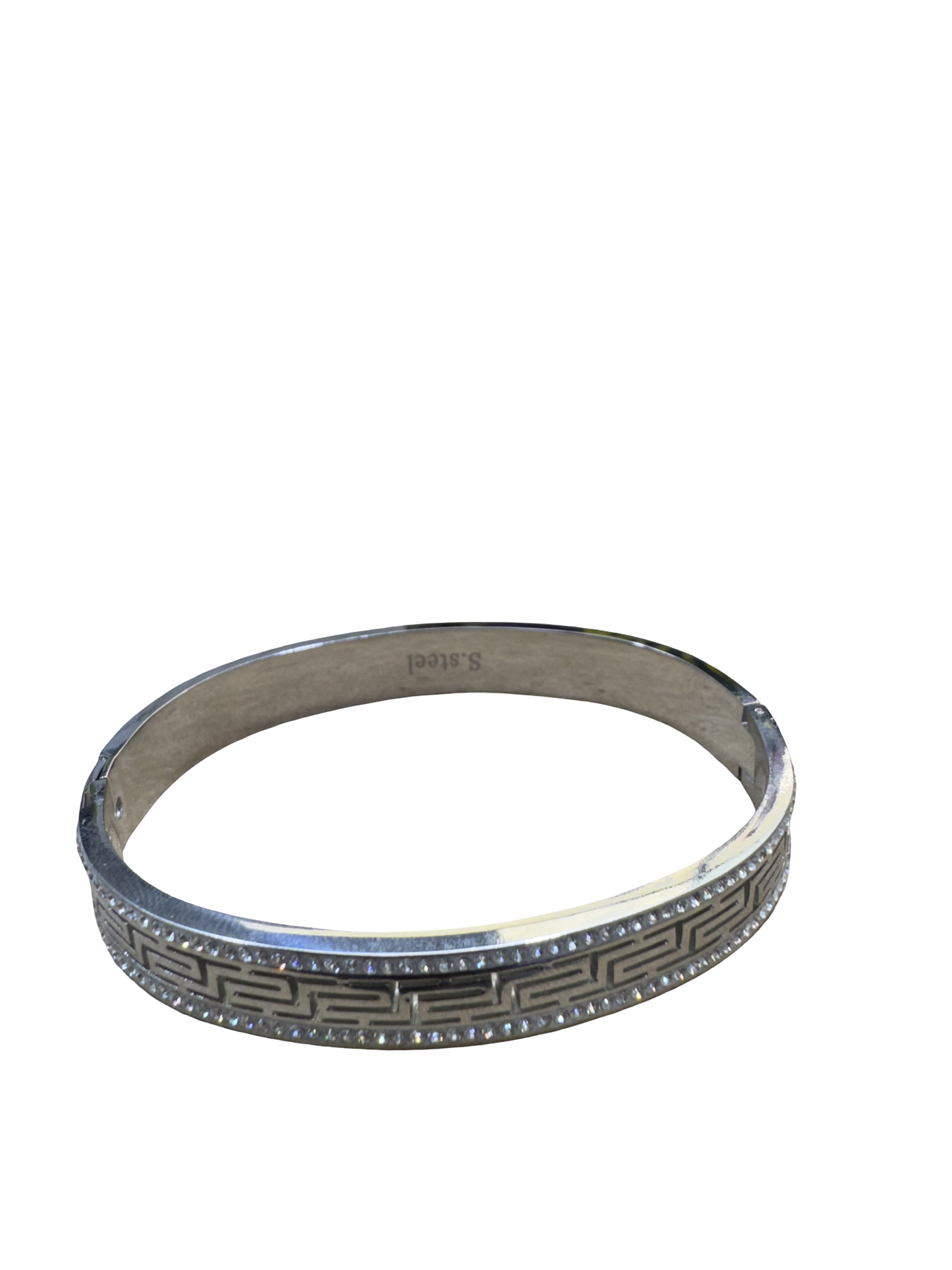 Heart Charm Bangle Bracelet