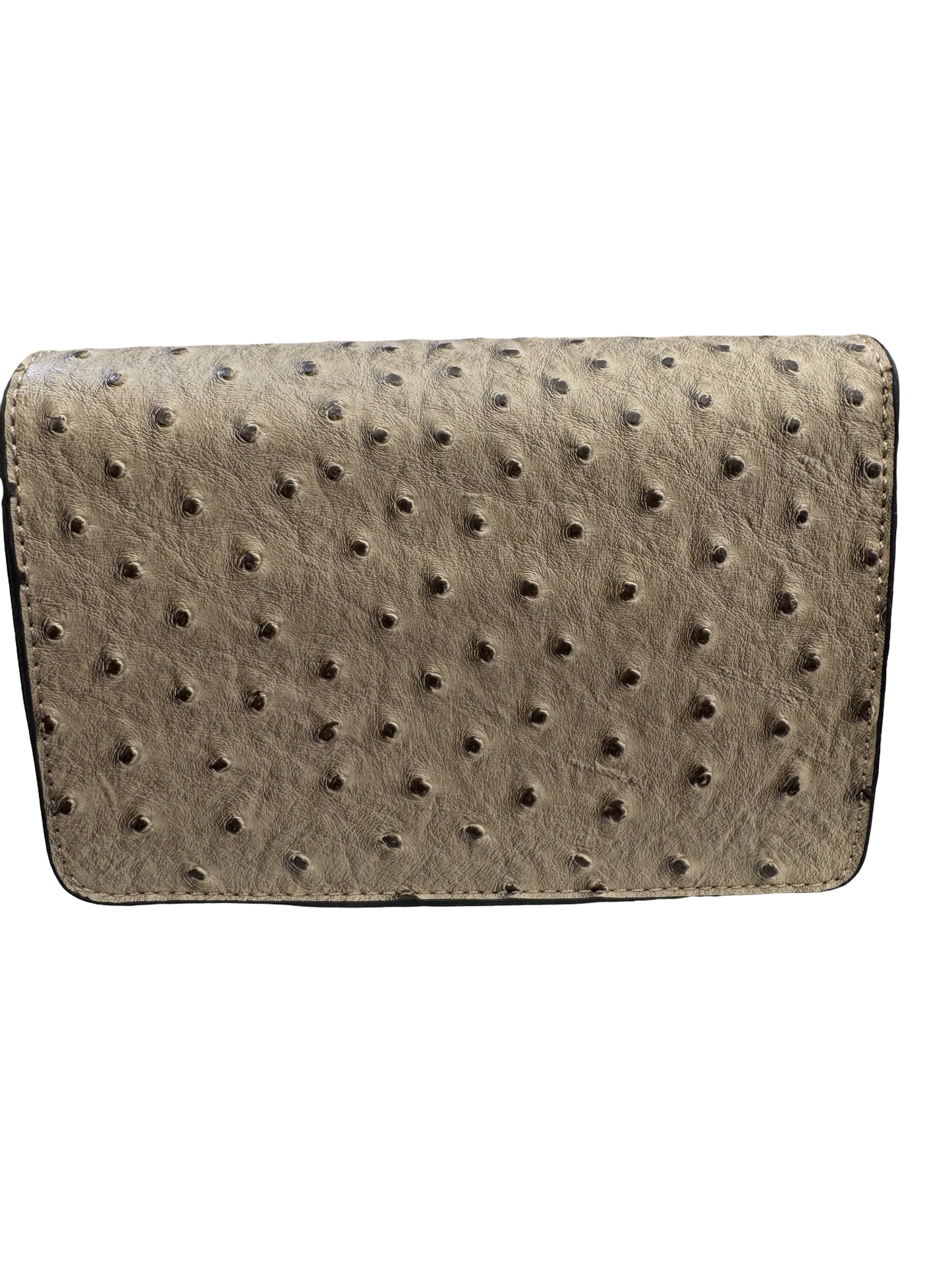 Ostrich Texture Clutch Crossbody