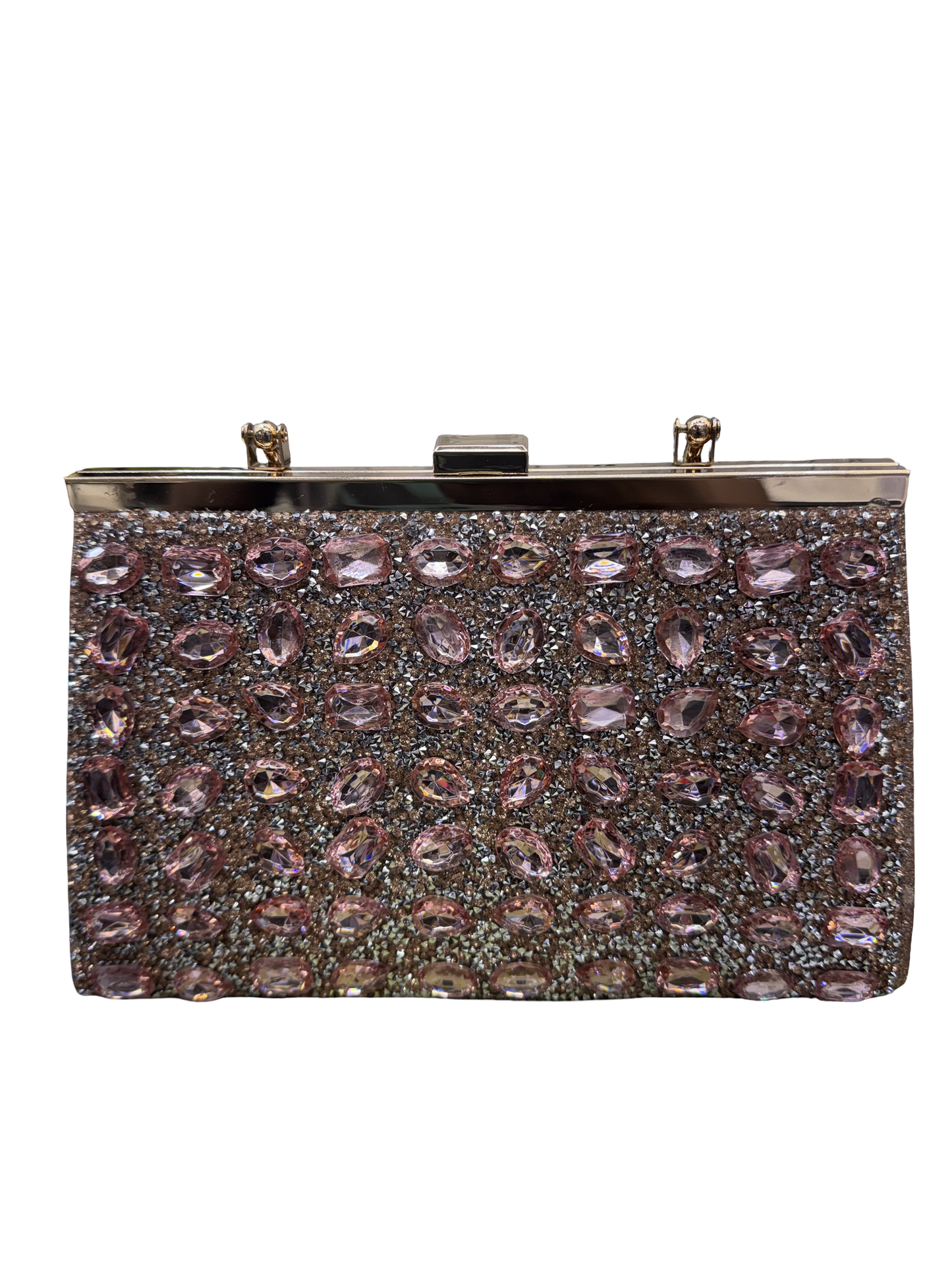 Lustre Gemstone Box Clutch