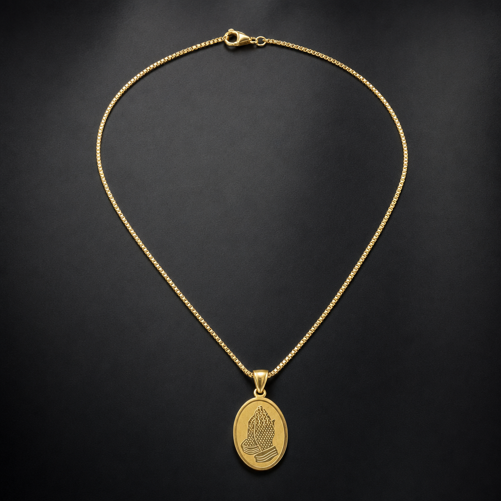 Oval Medallion Pendant Necklace