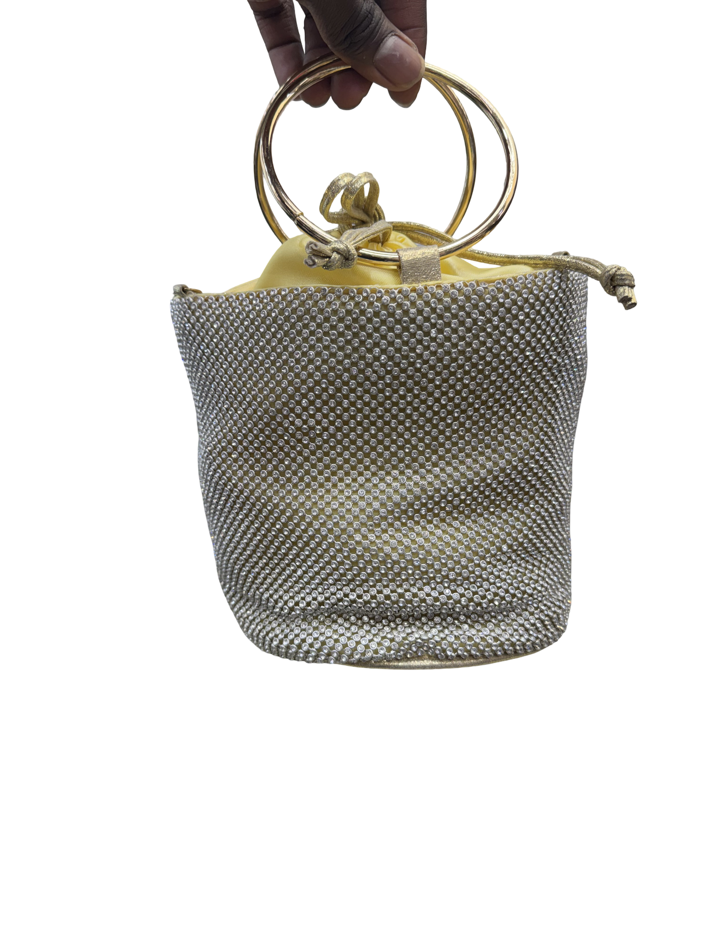 Golden Knot Round Pouch