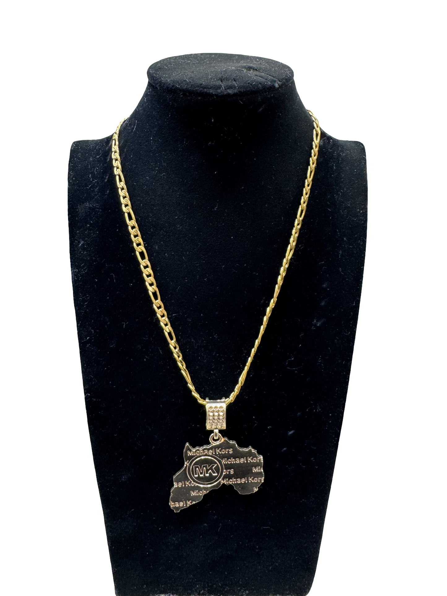 Africa Map Pendant Necklace