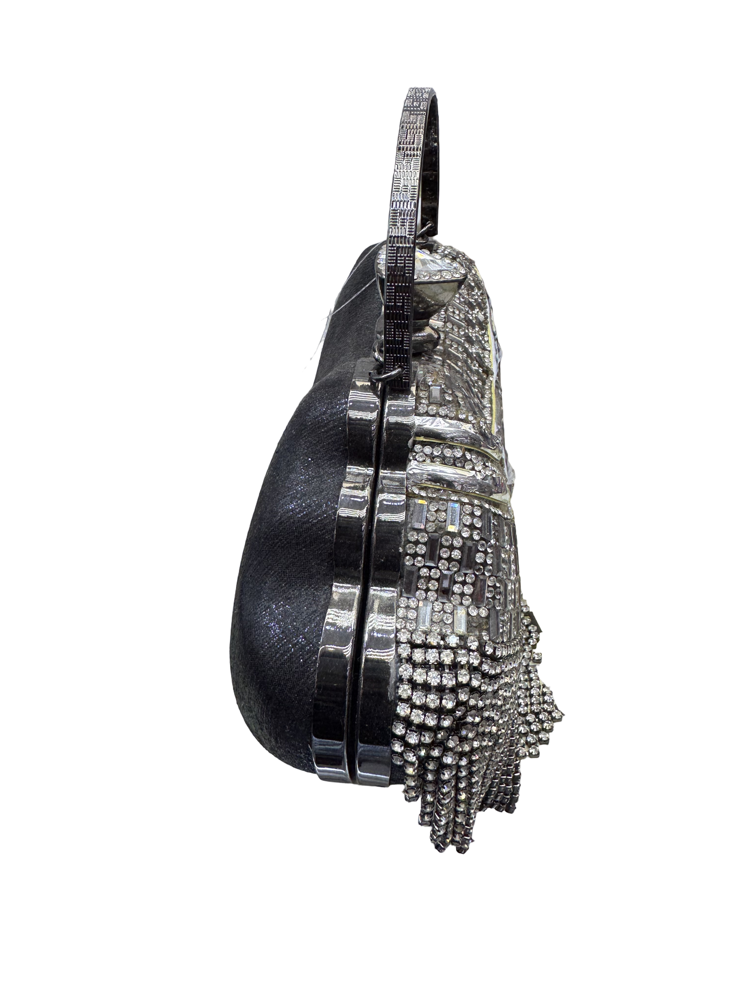 Crystal Fringe Evening Clutch