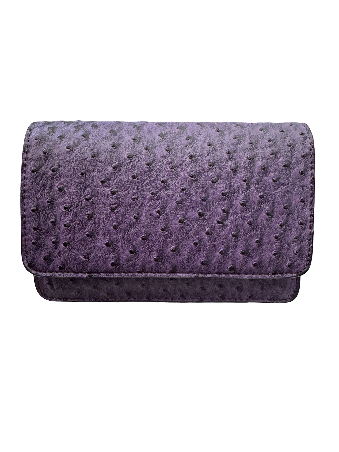 Ostrich Texture Clutch Crossbody