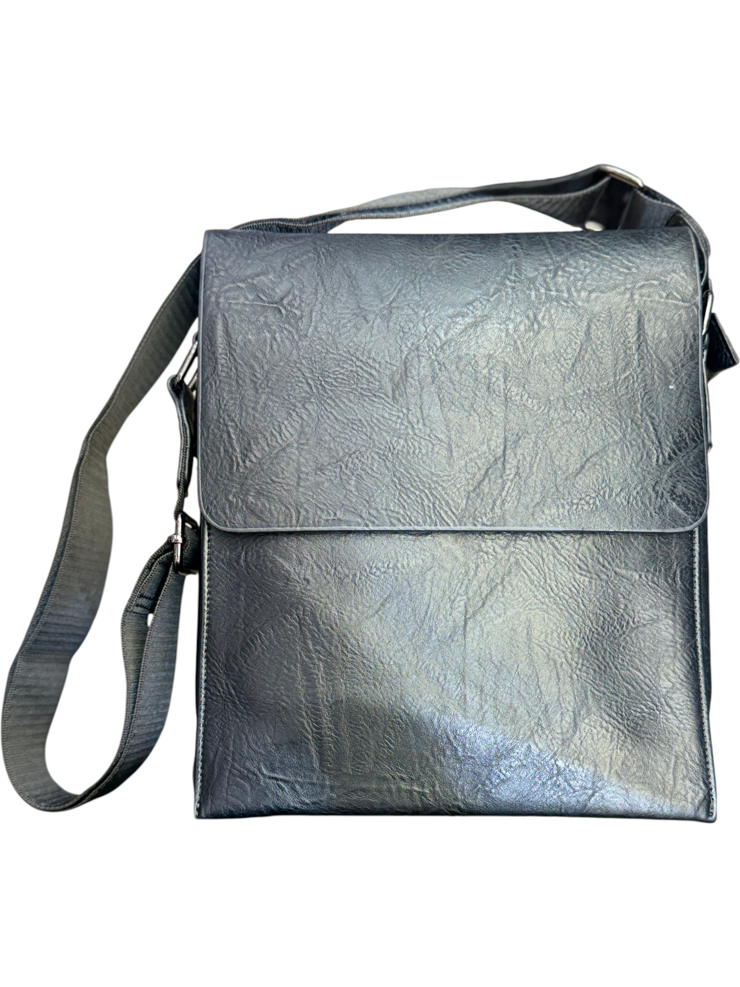 Black Vertical Crossbody Messenger