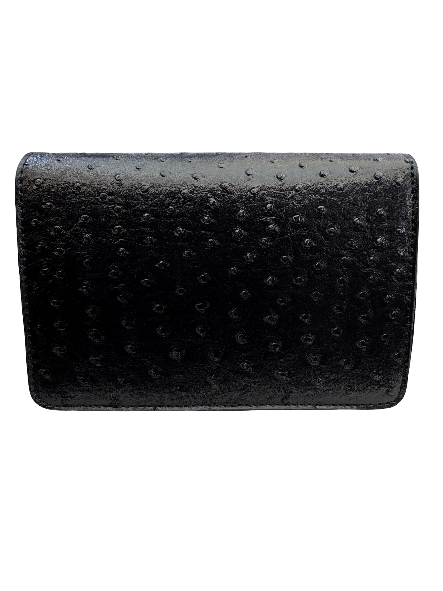 Ostrich Texture Clutch Crossbody