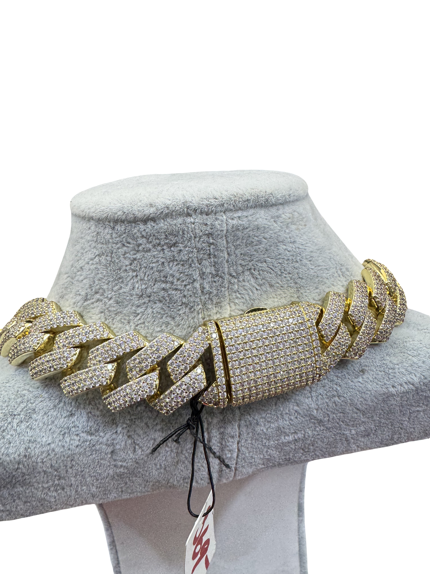 Gold Iced Cuban Chain & Bracelet Set