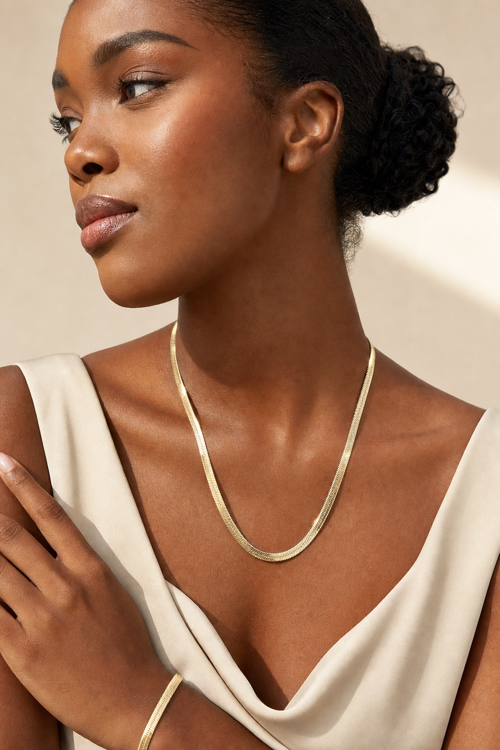 Herringbone Chain Necklace