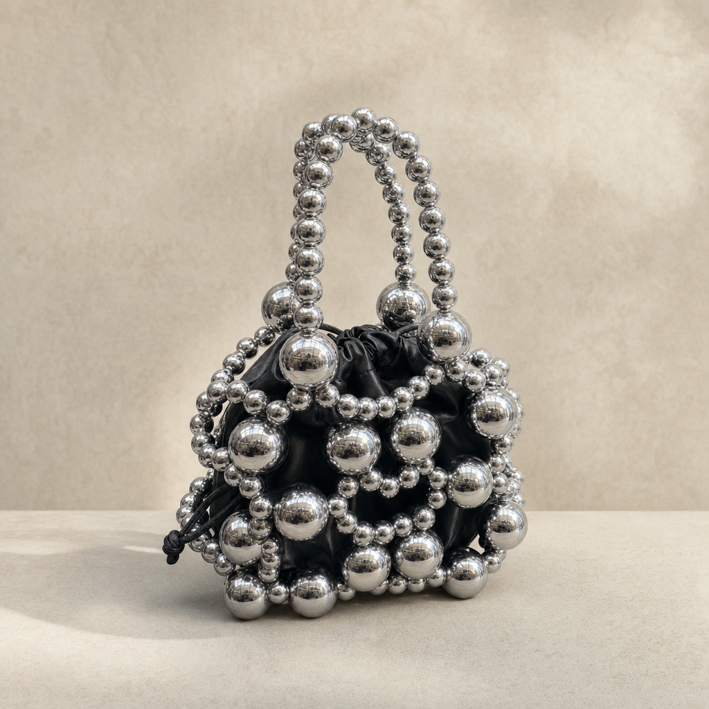 Orbit — Beaded Sphere Minaudière