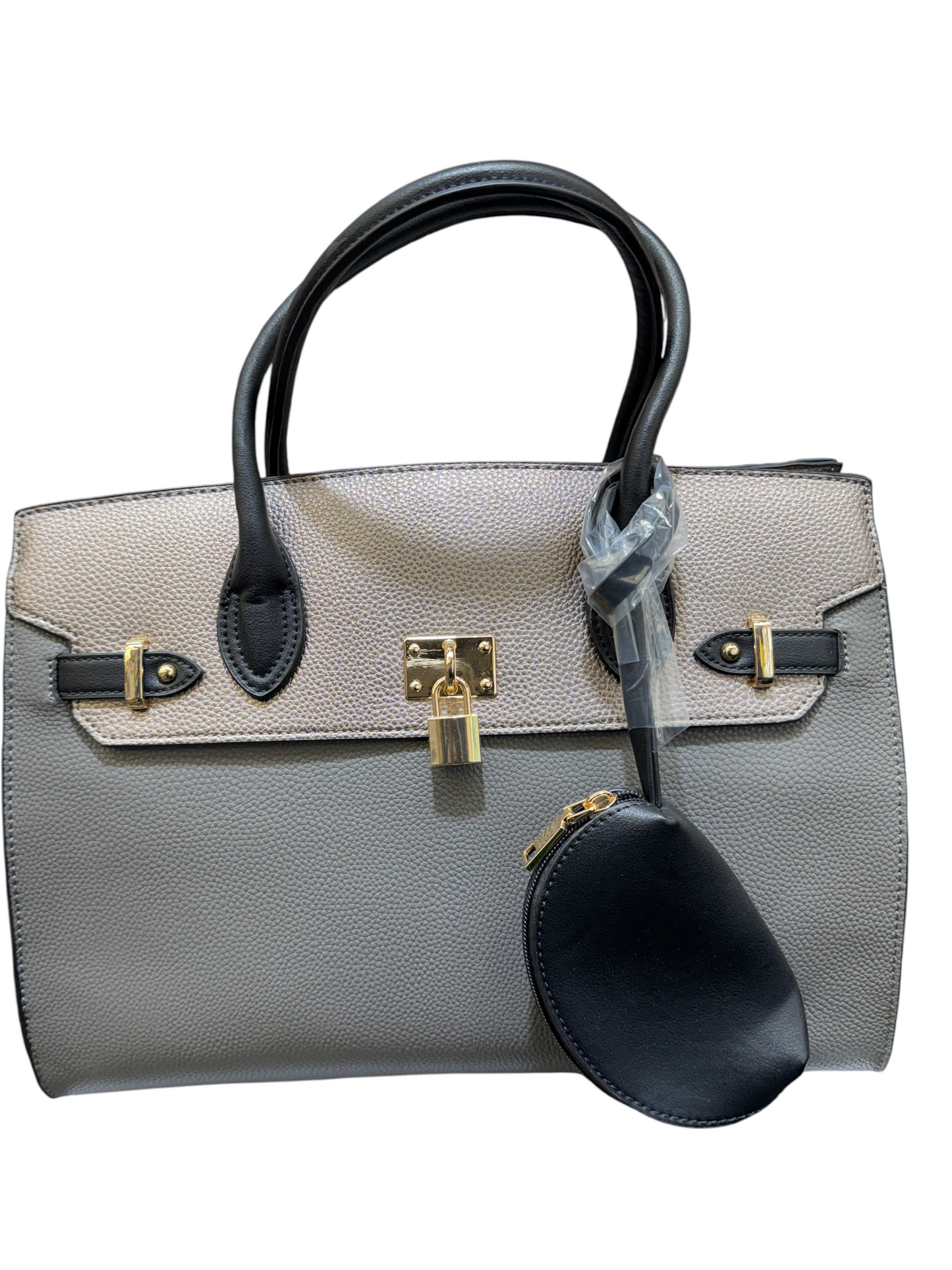Colorblock Birkin Tote