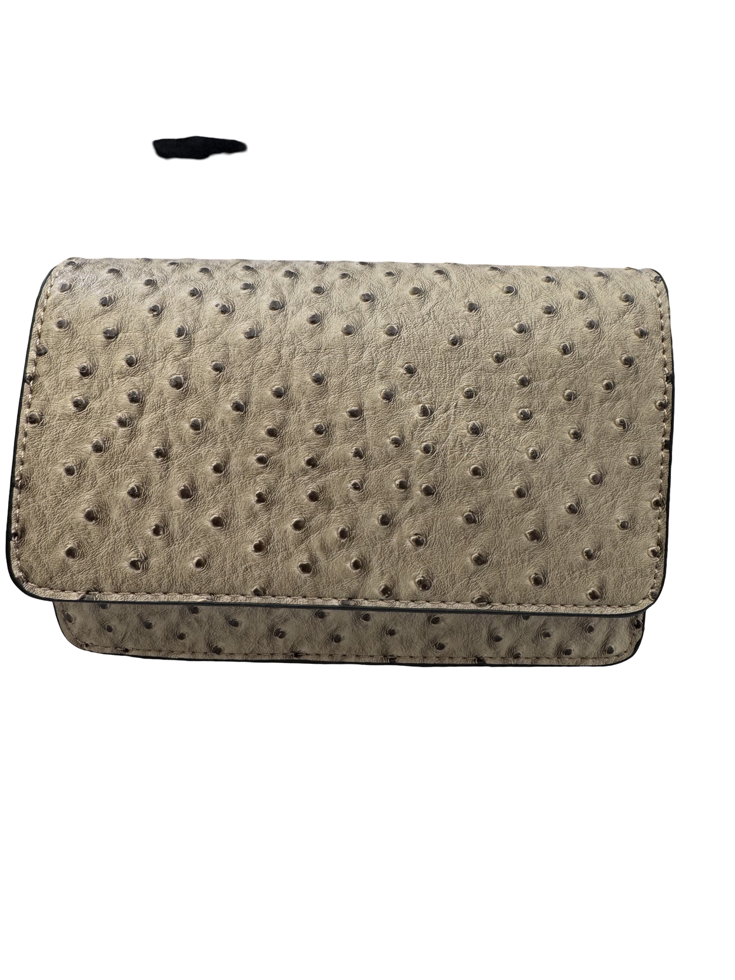 Ostrich Texture Clutch Crossbody