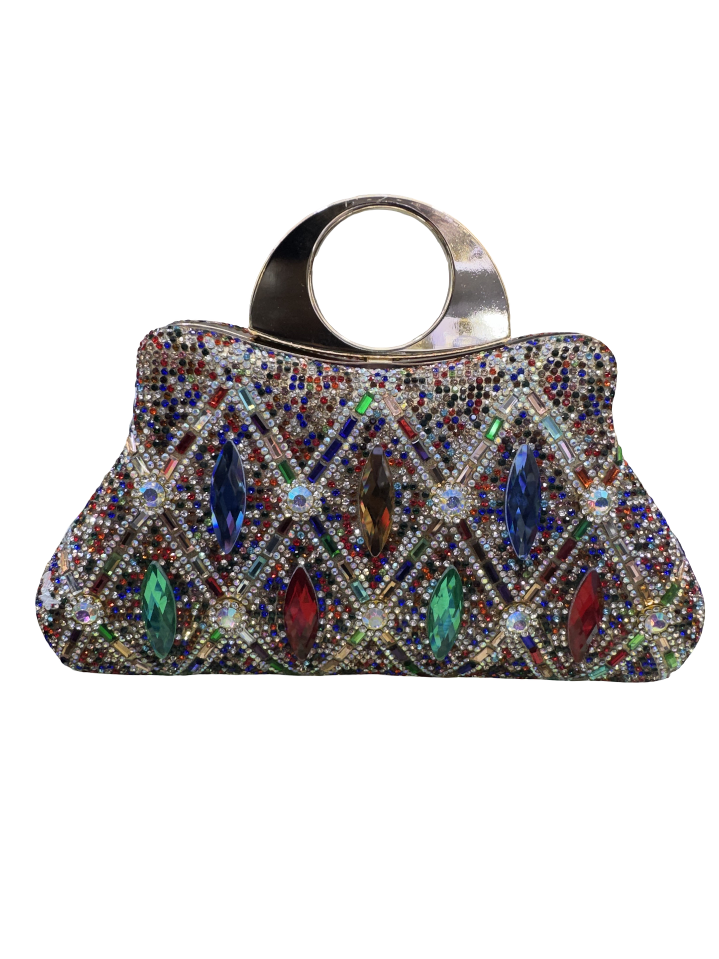 Celeste Crystal Evening Clutch