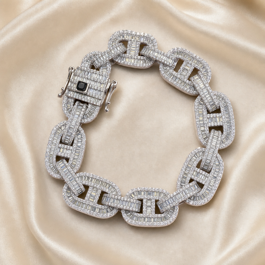 Baguette Mariner Link Bracelet