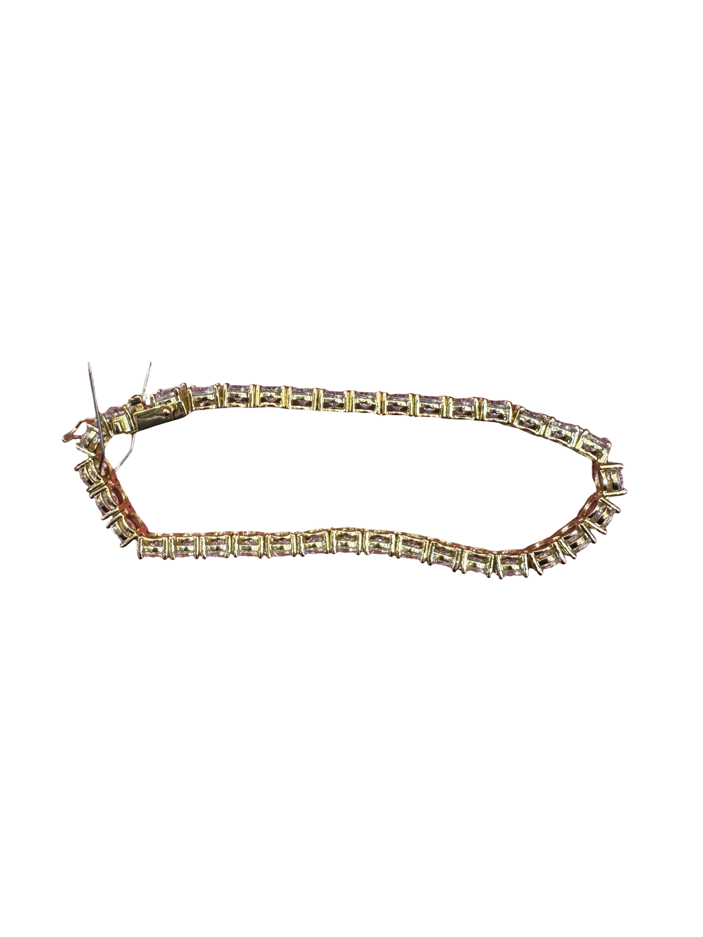 Gold Tennis Bracelet