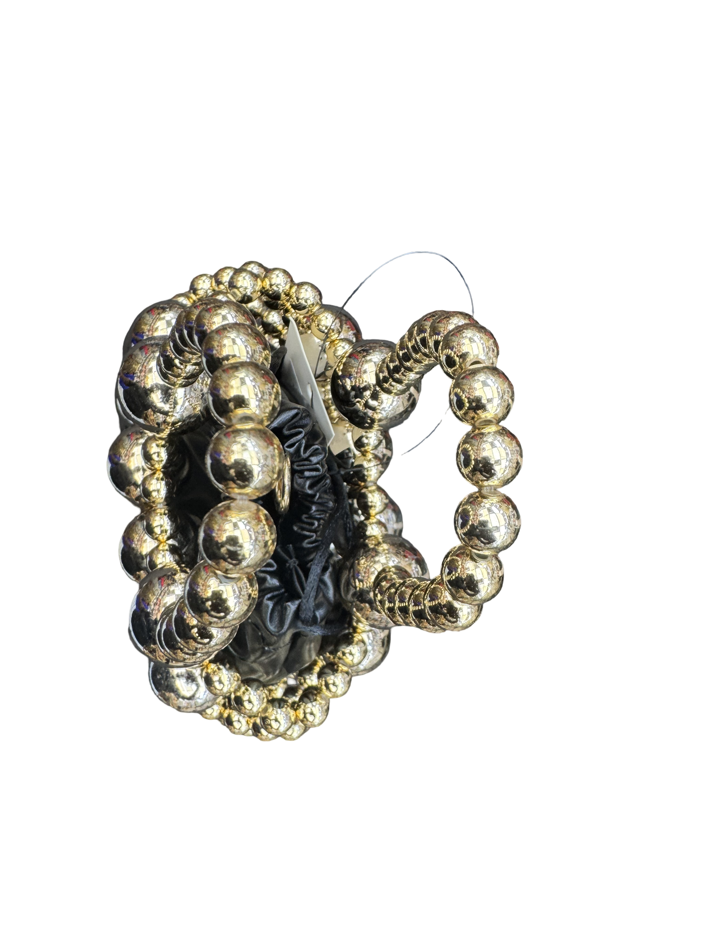 Gilded Sphere Beaded Handbag