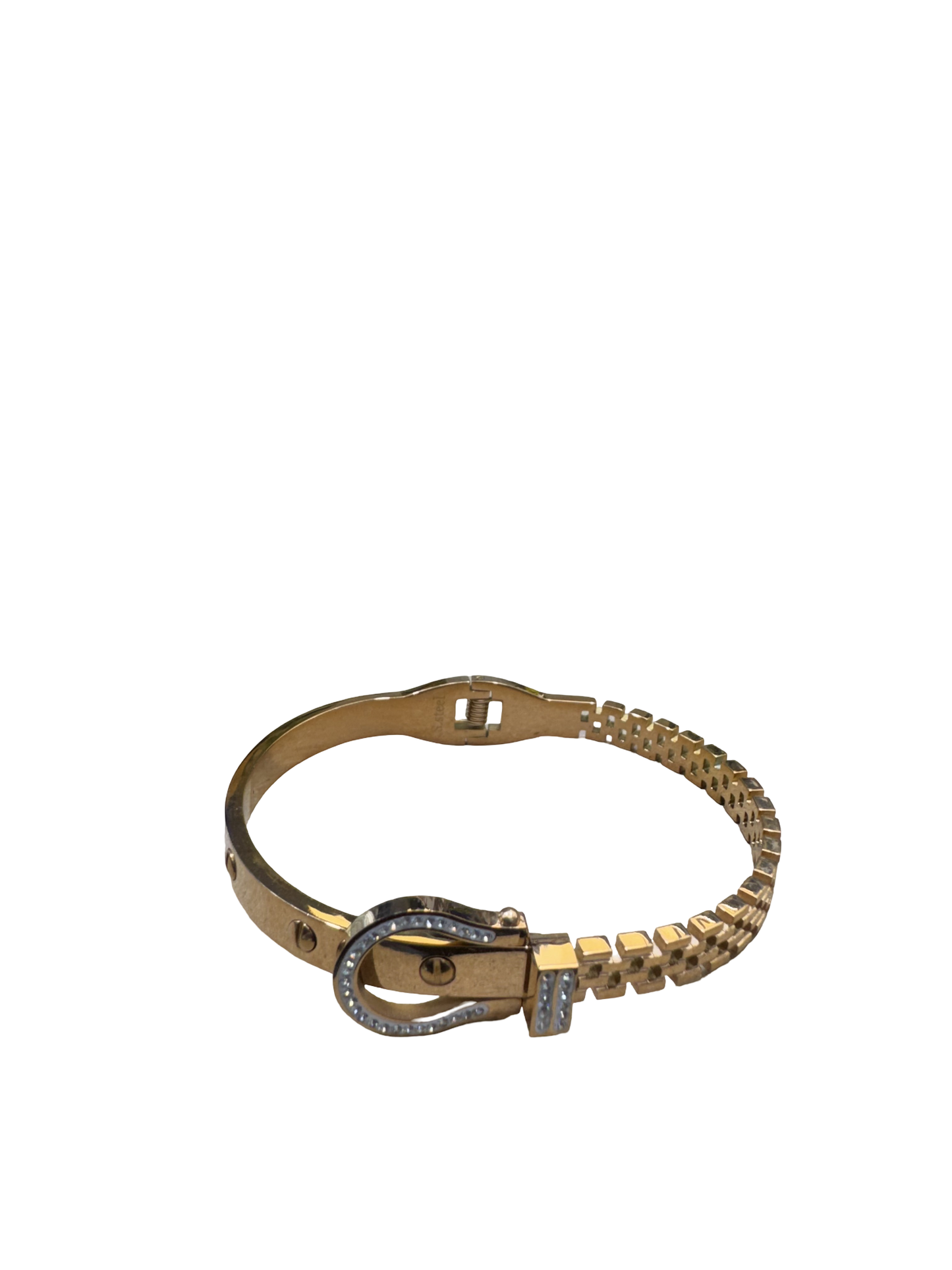Heart Charm Bangle Bracelet