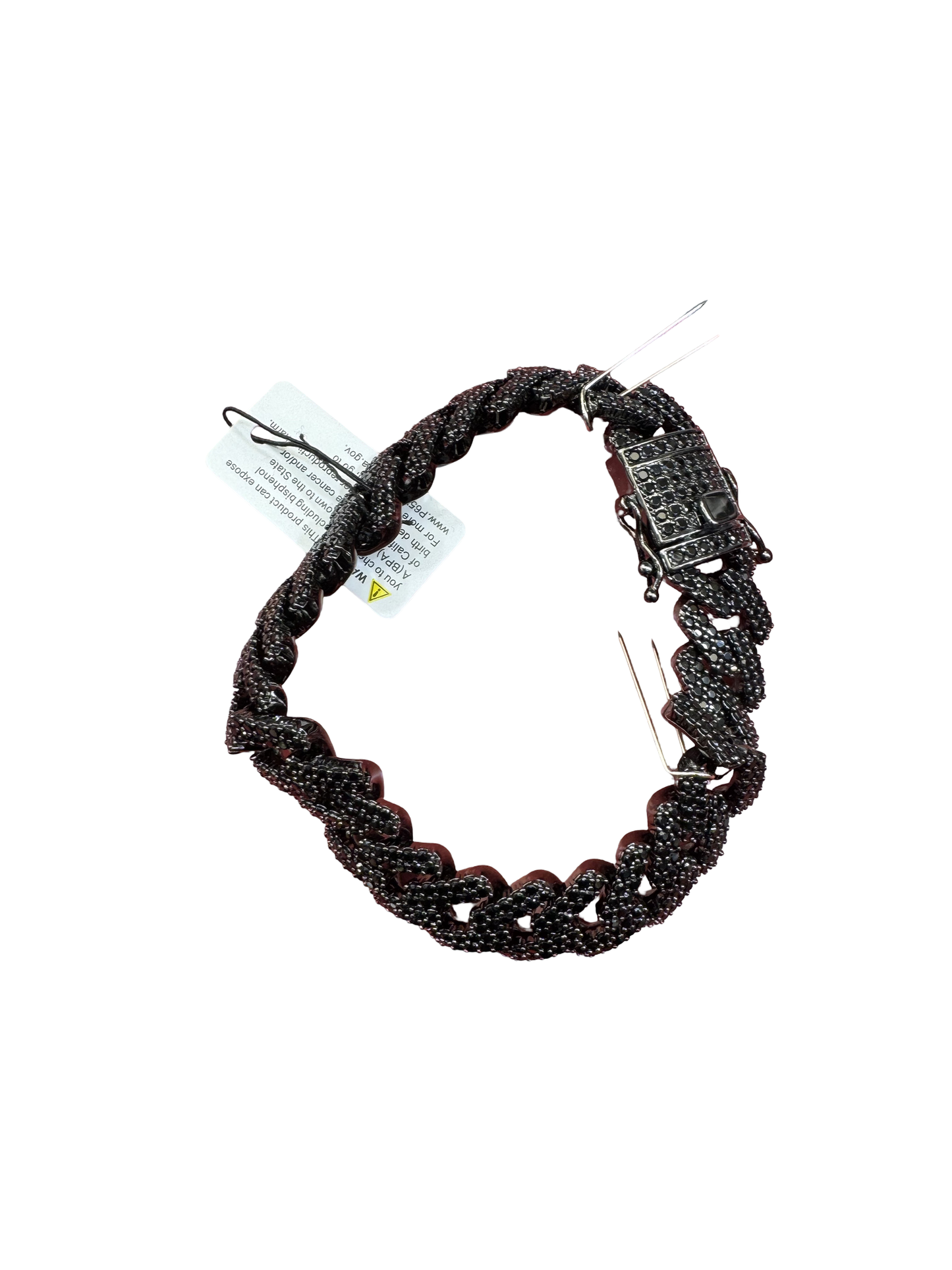 Black Iced Cuban Chain & Bracelet