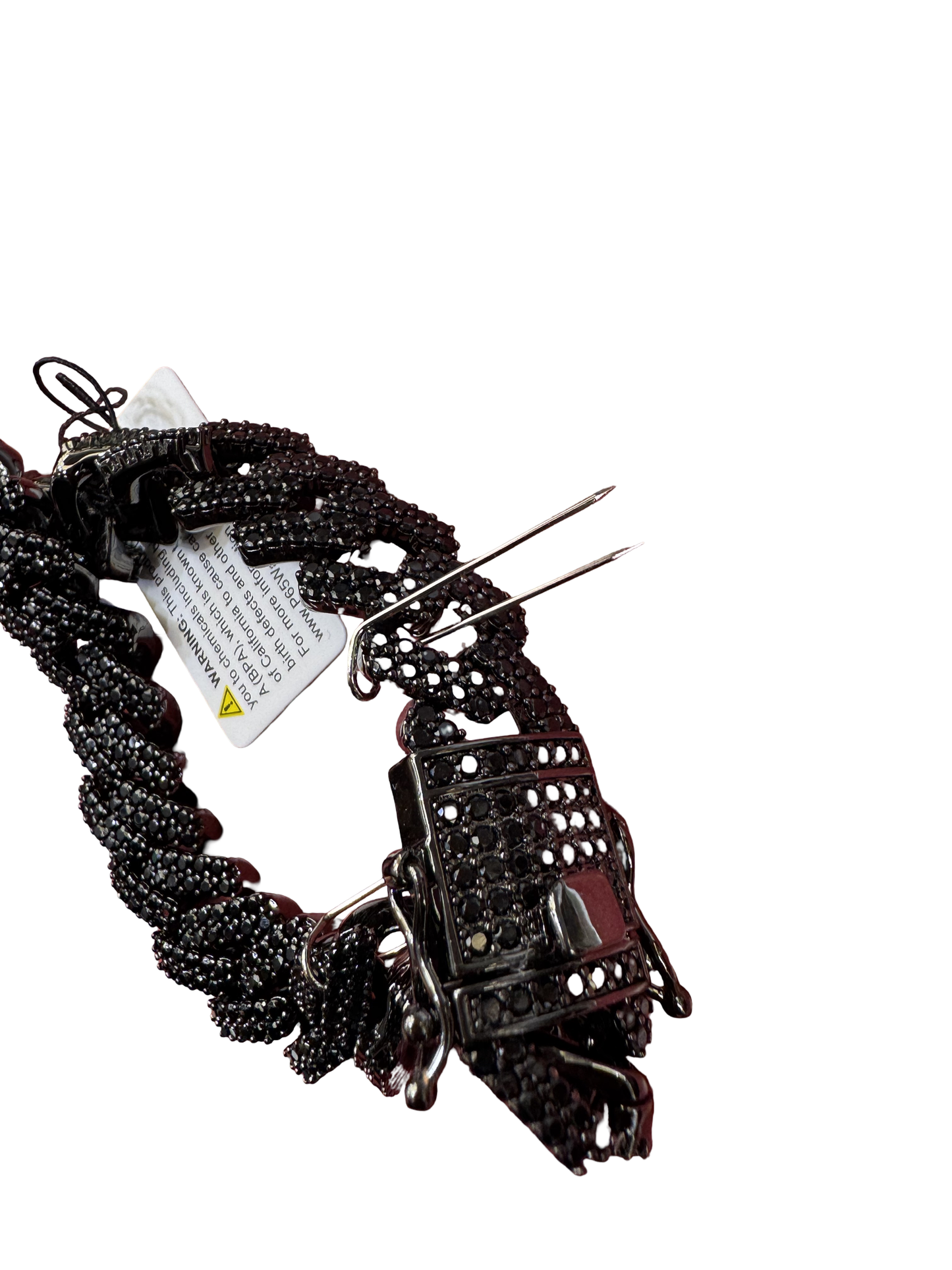 Black Iced Cuban Chain & Bracelet