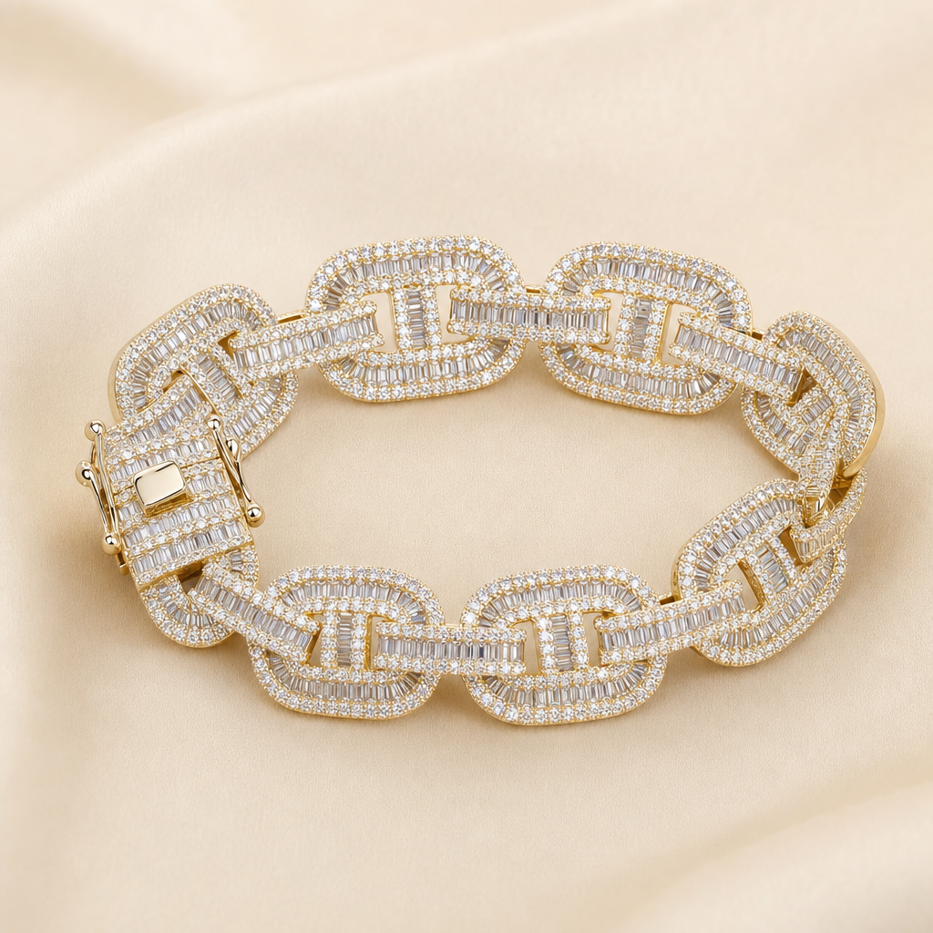 Baguette Mariner Link Bracelet