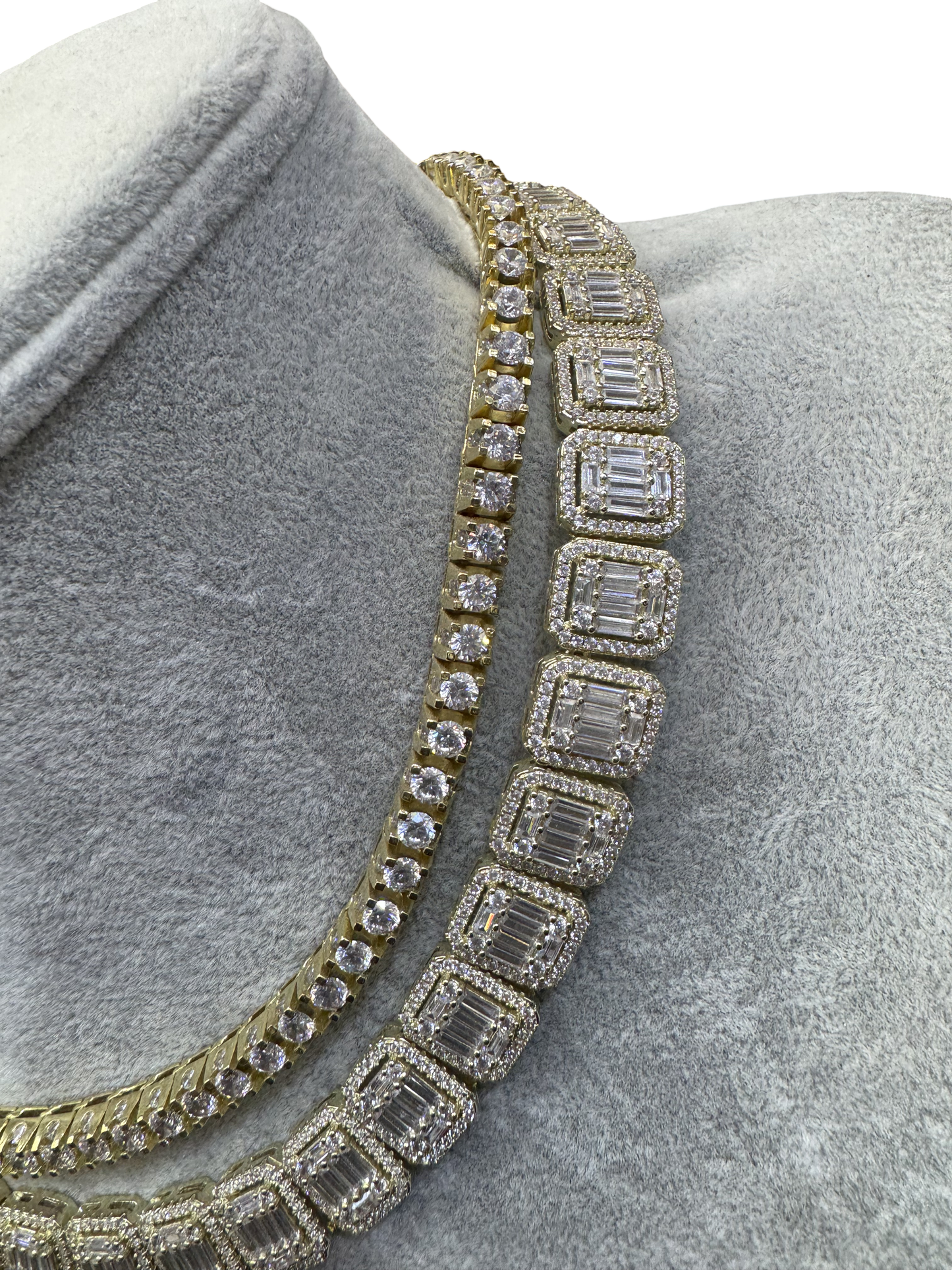 Baguette Cluster Choker
