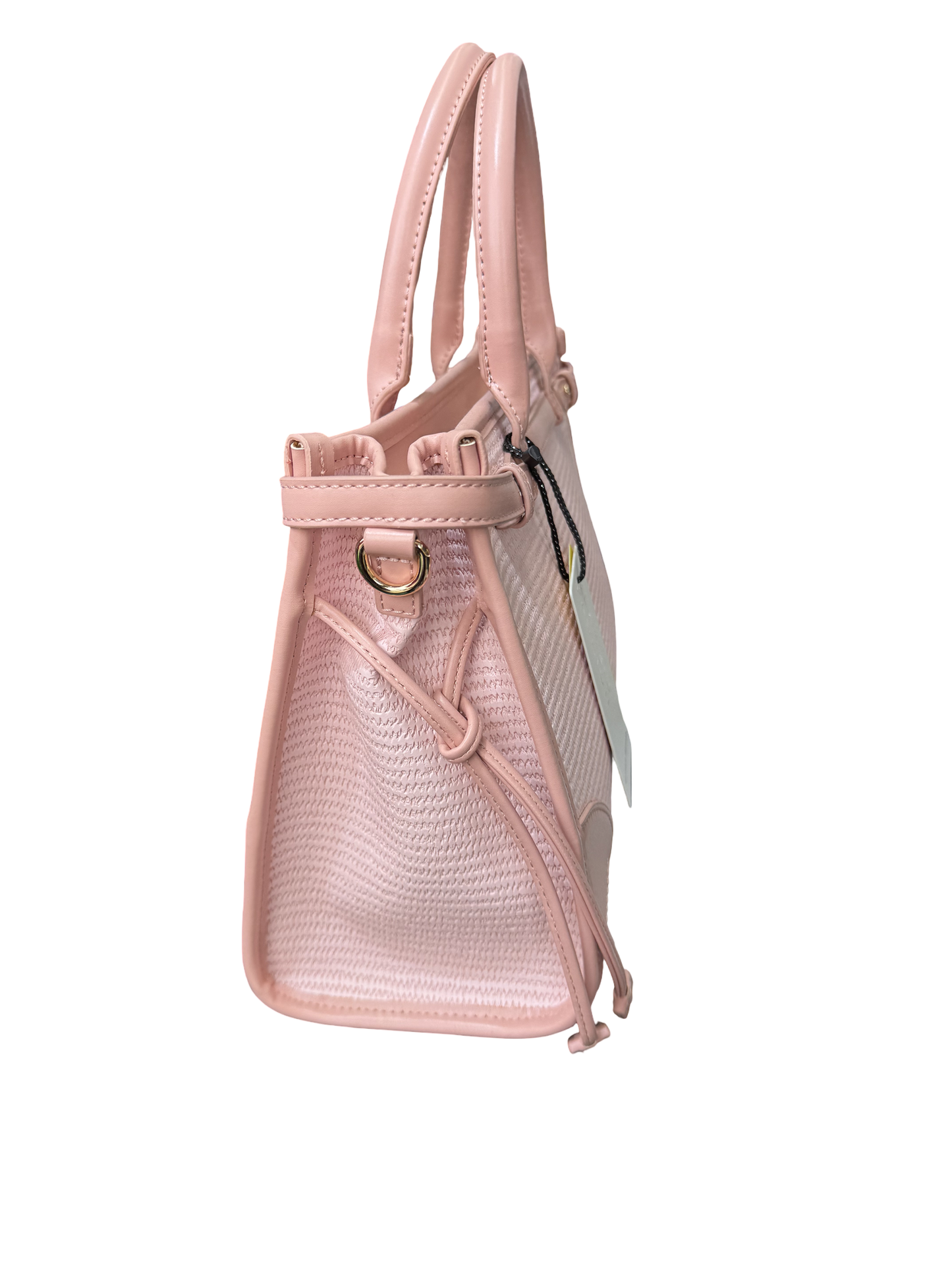 Woven Straw Leather Tote