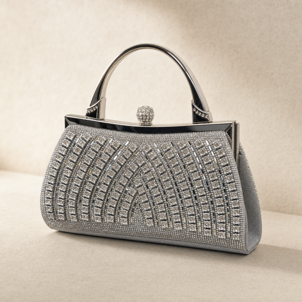 Crystal Column Evening Bag