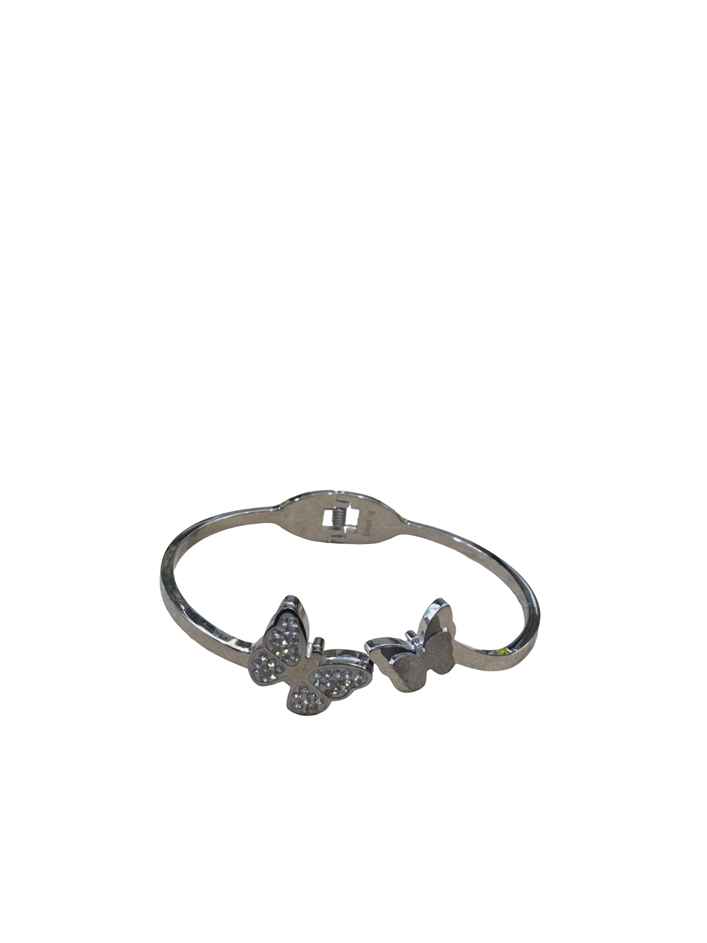 Heart Charm Bangle Bracelet