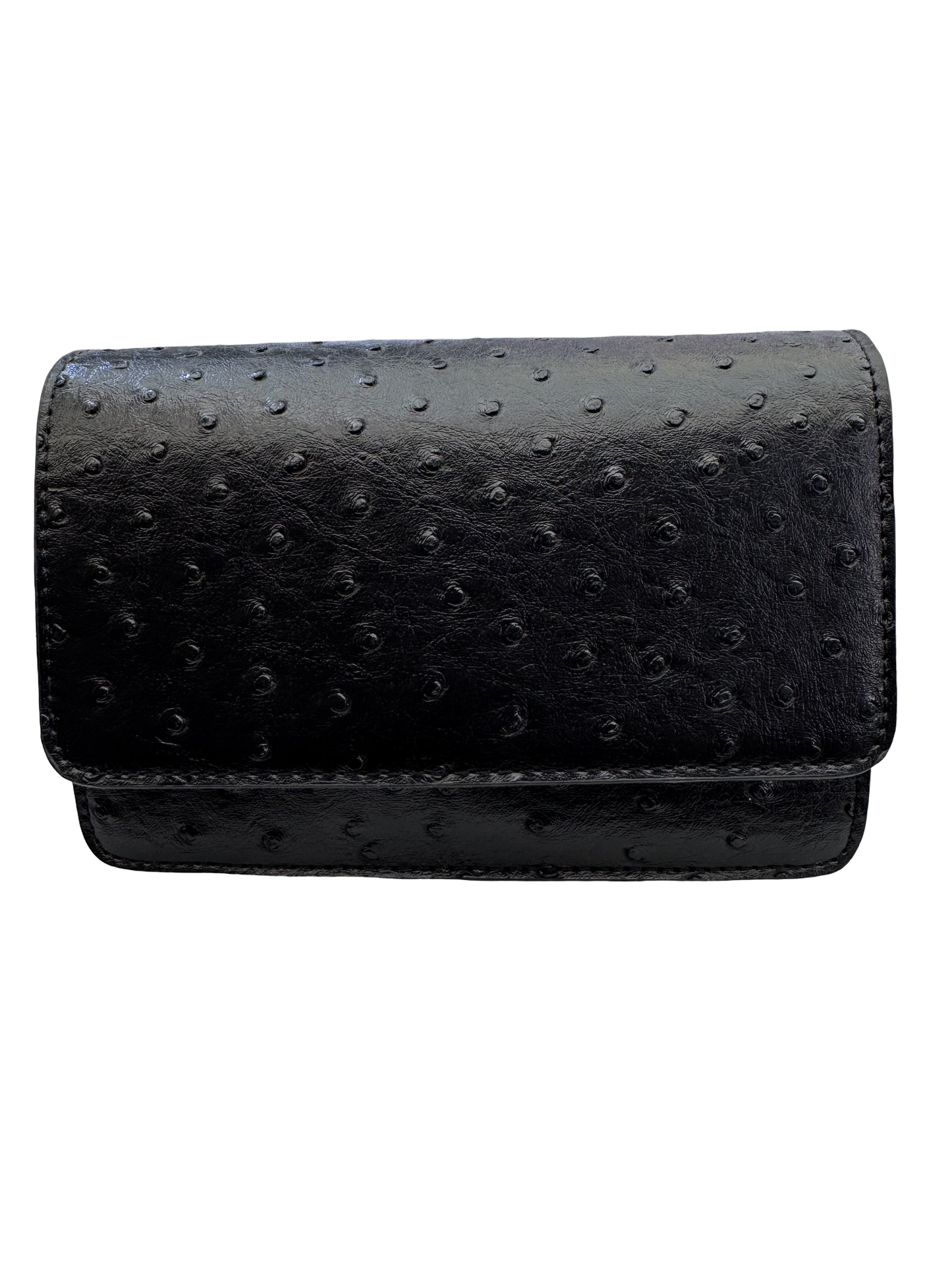 Ostrich Texture Clutch Crossbody