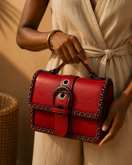 Chain Buckle Crossbody