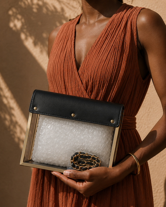 Clear Acrylic Flap Box Bag