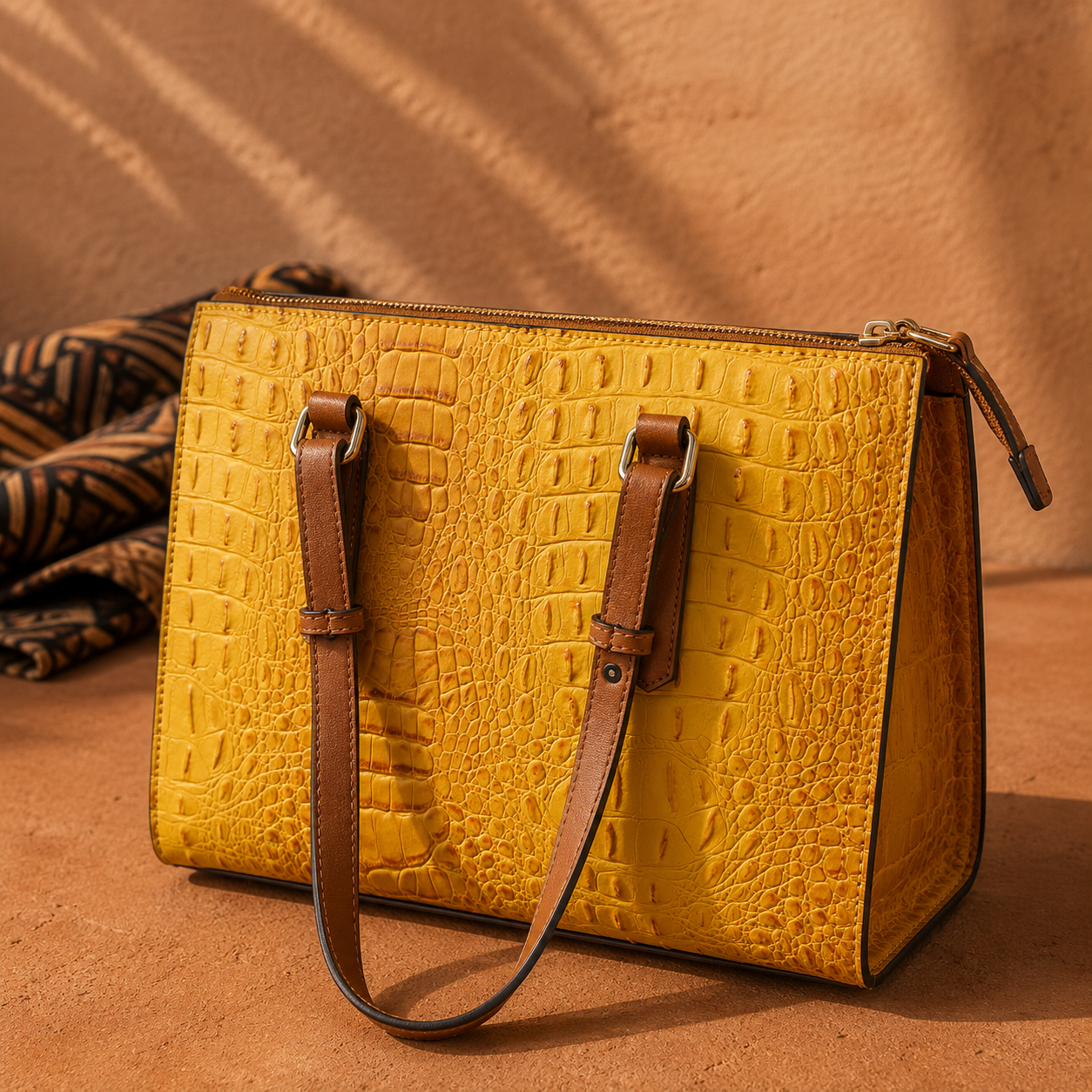 Croc Colorblock Tote