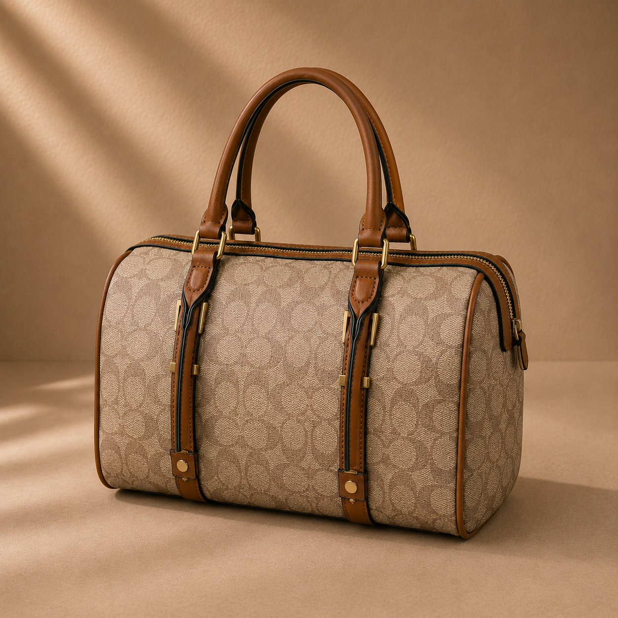 Monogram Canvas Satchel