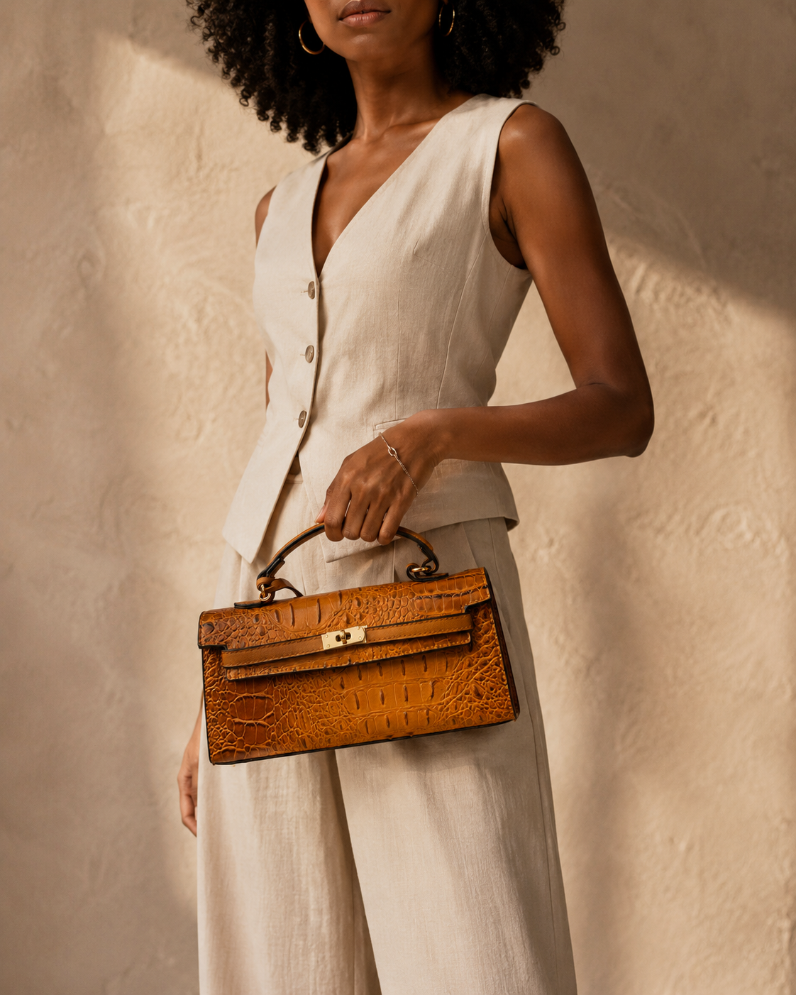 Croc Kelly Bag