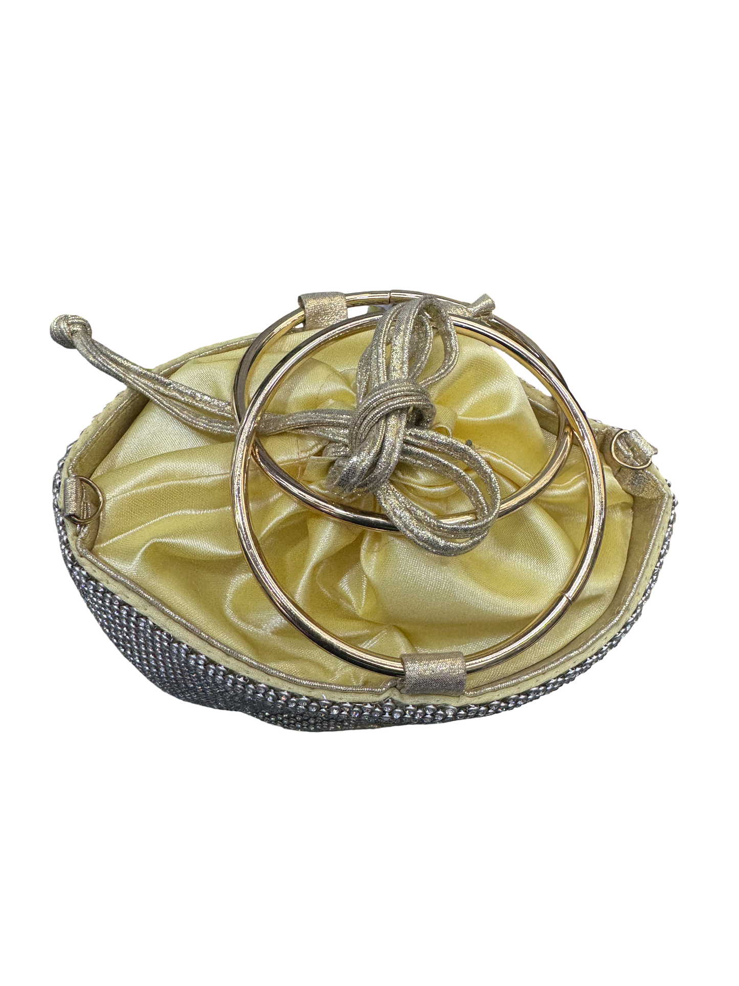 Golden Knot Round Pouch