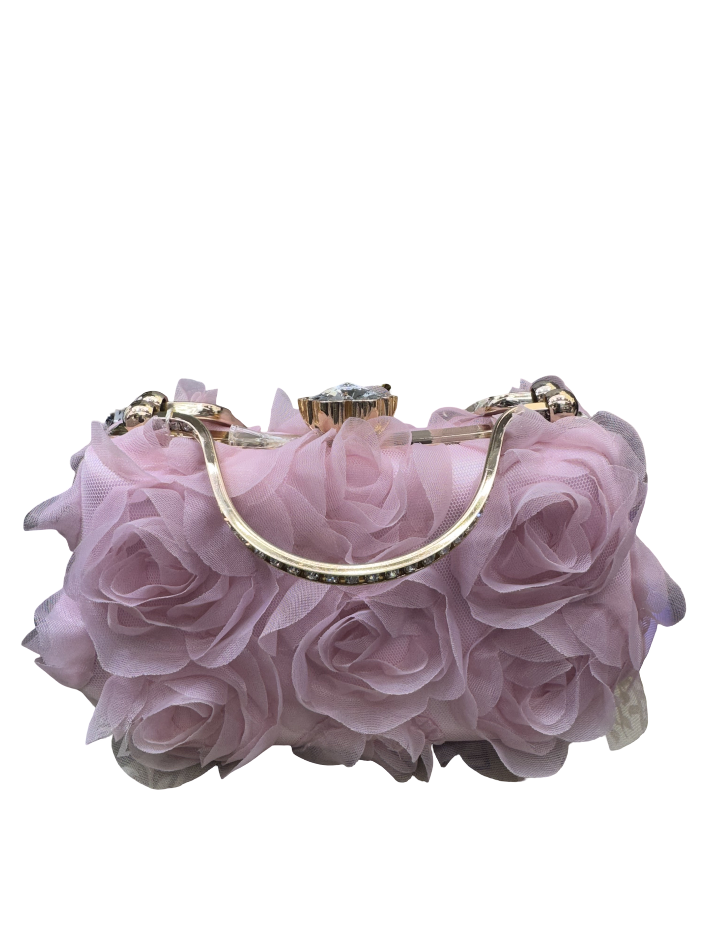 Rosette Frame Evening Clutch