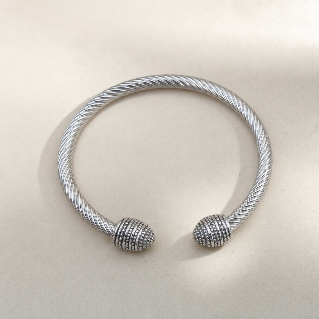 Cable Cuff Bracelet