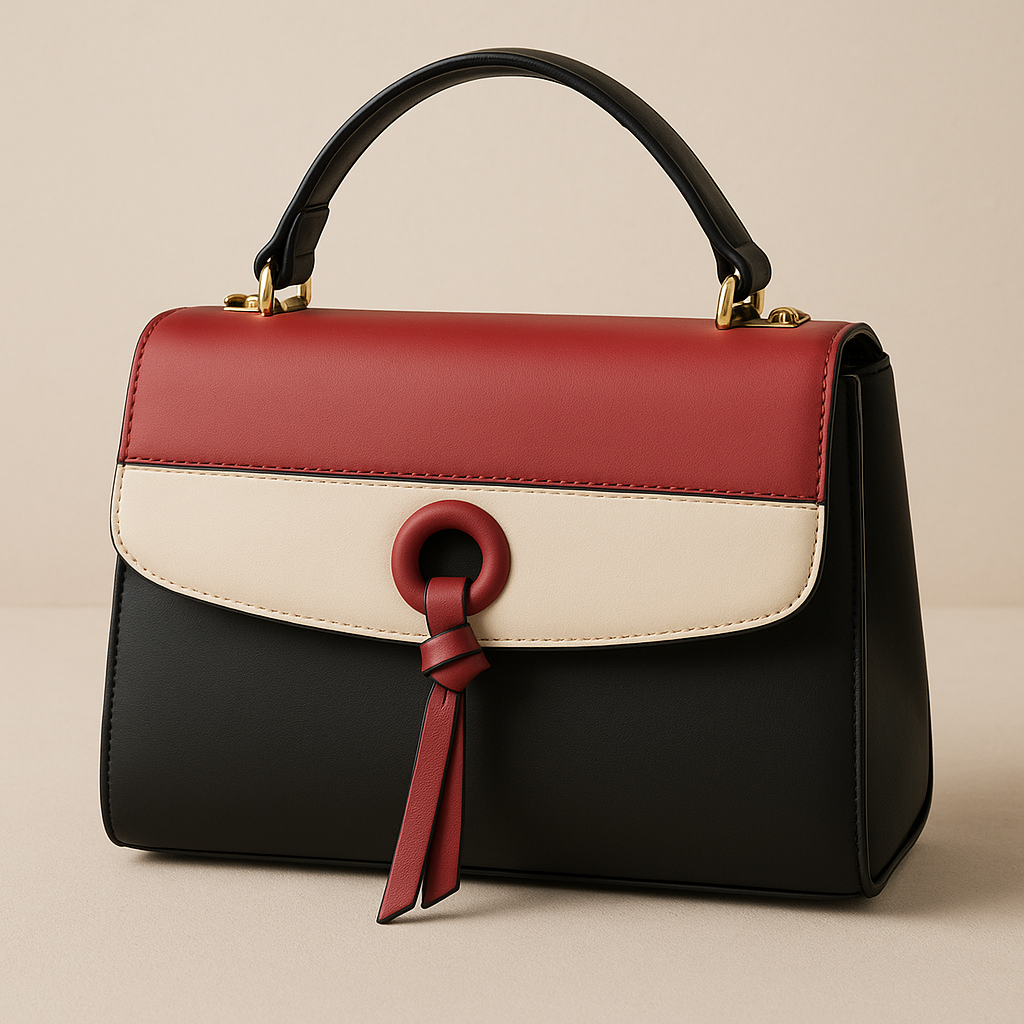 Colorblock Ring Closure Crossbody