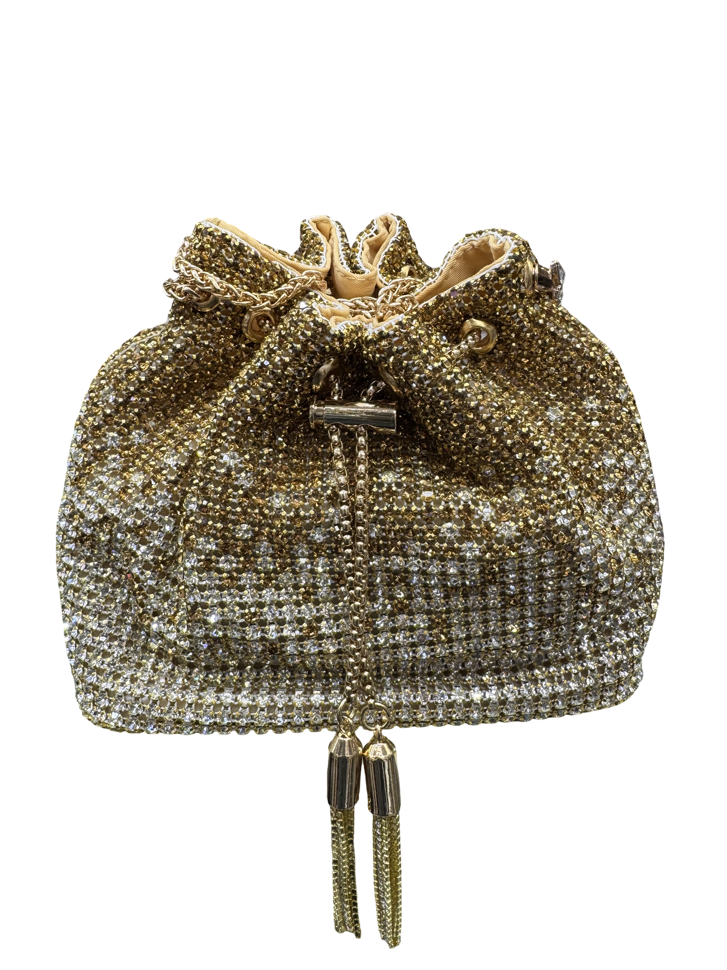 Luxe Bead Drawstring Pouch