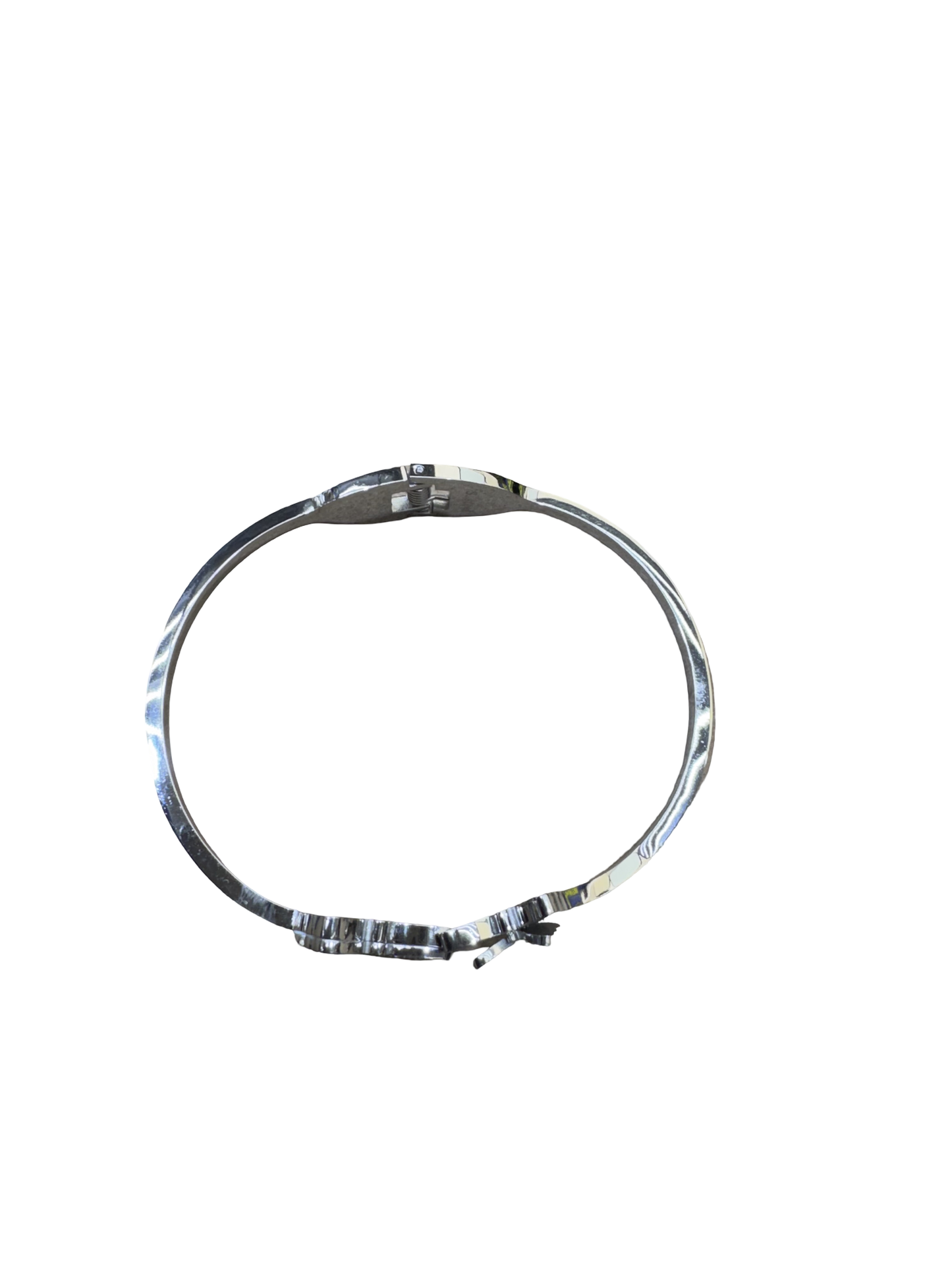 Heart Charm Bangle Bracelet