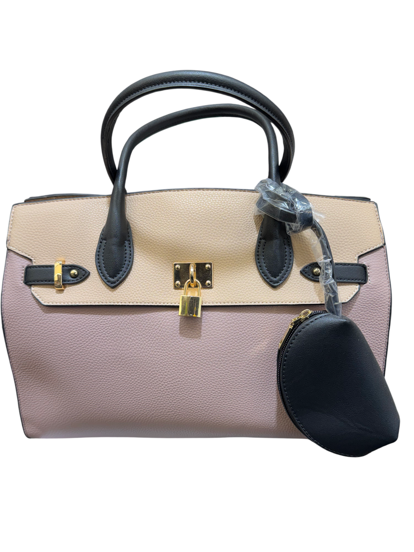Colorblock Birkin Tote