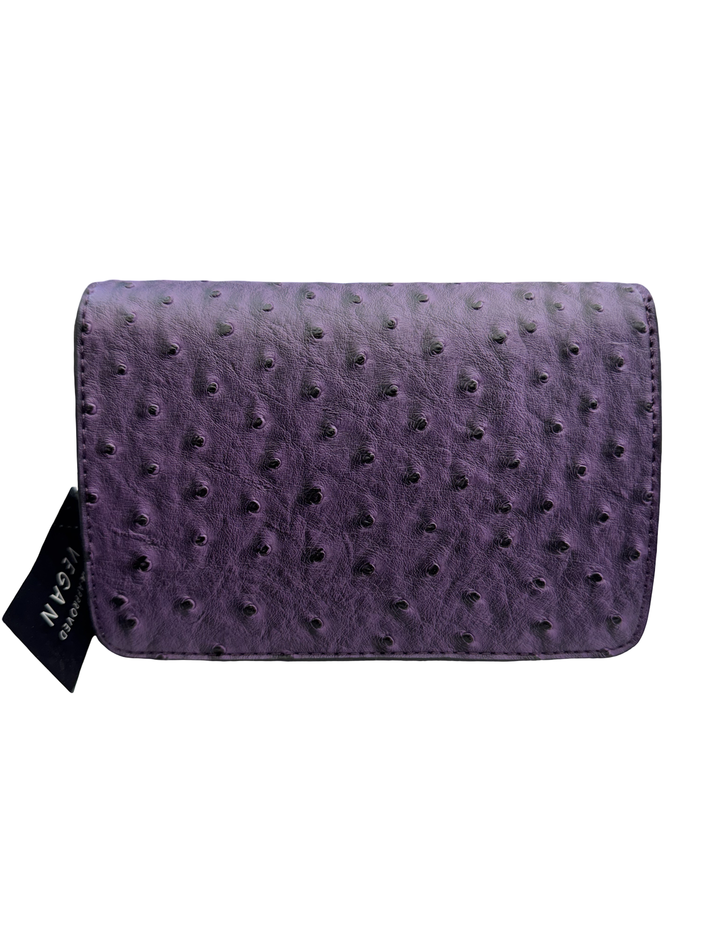 Ostrich Texture Clutch Crossbody