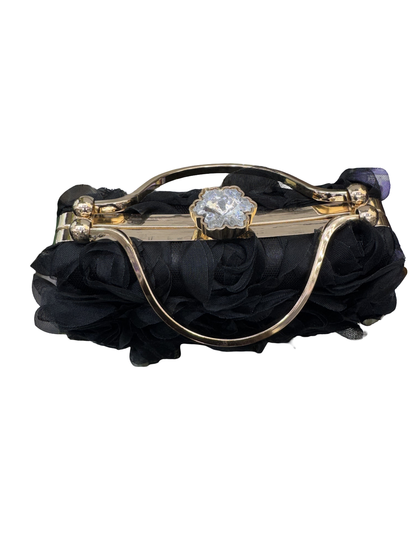 Rosette Frame Evening Clutch