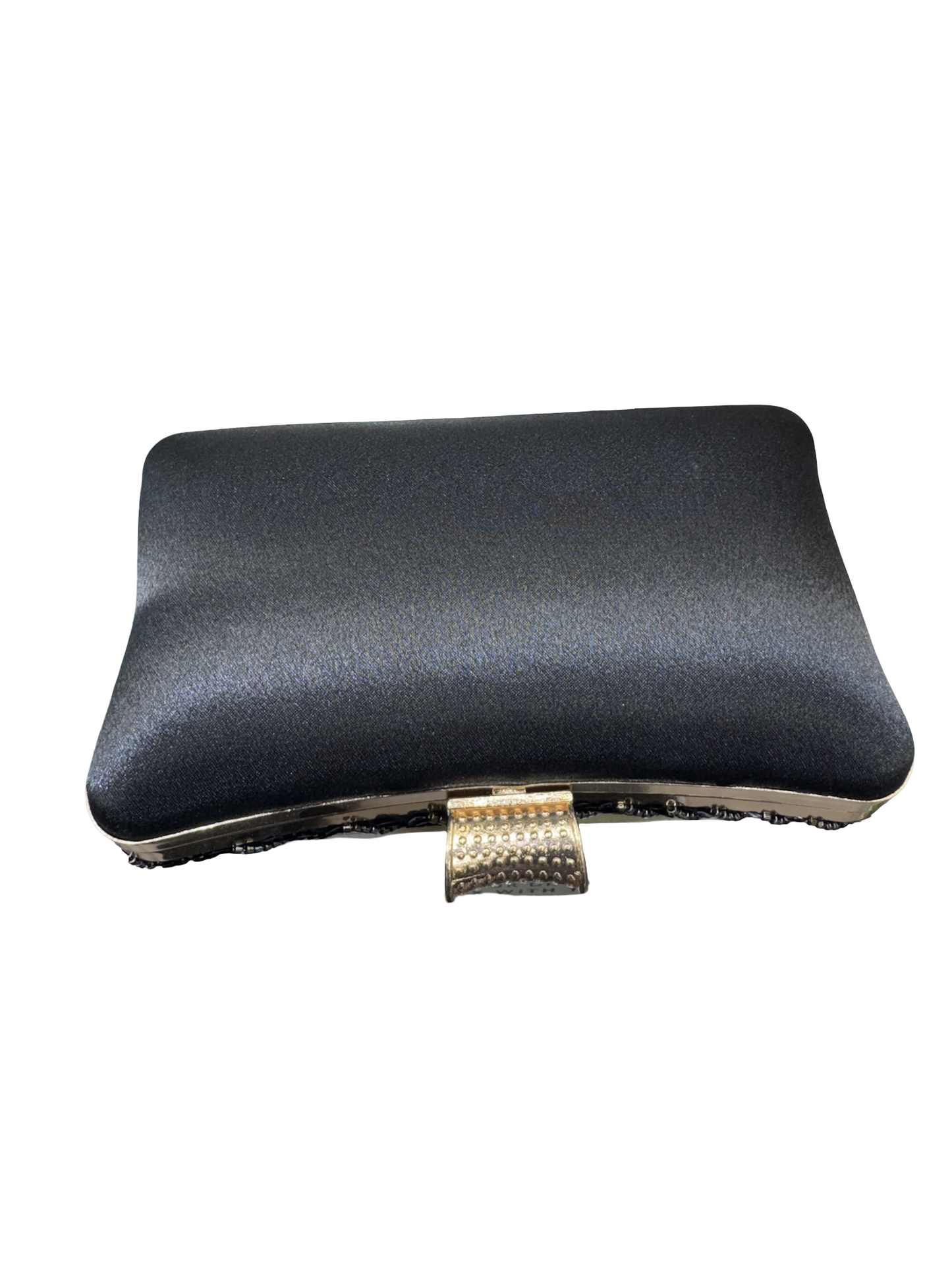Peacock Feather Beaded Clutch