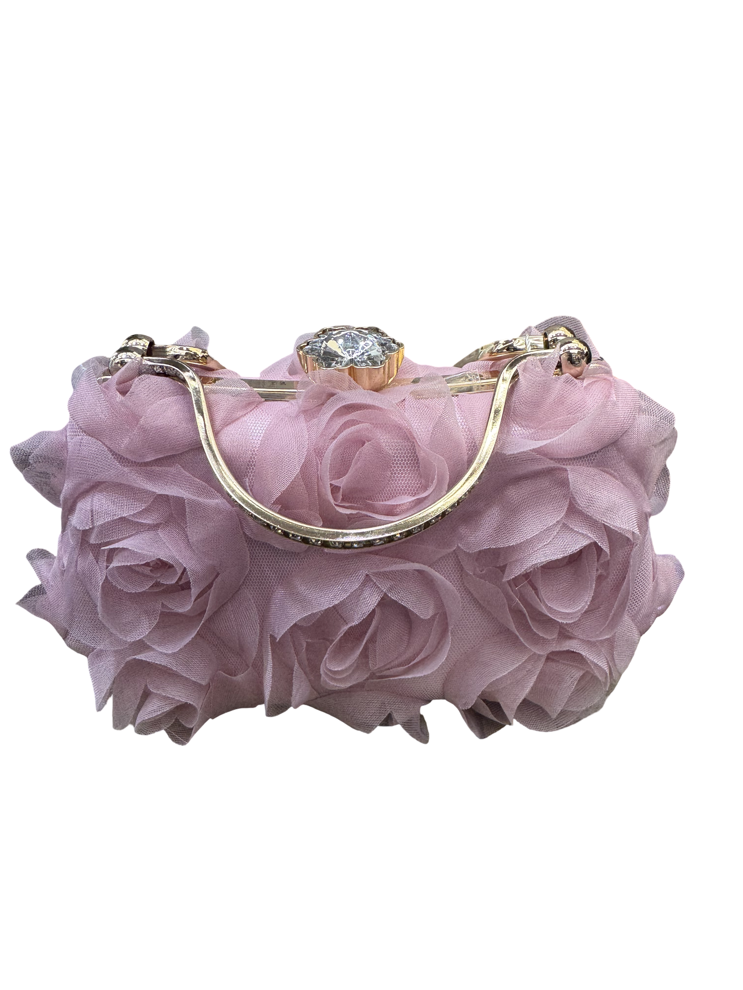 Rosette Frame Evening Clutch