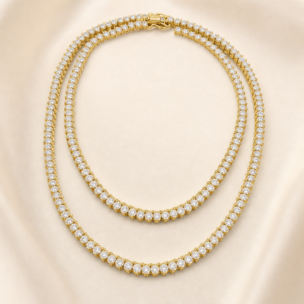 Layered Tennis-Spike Chains